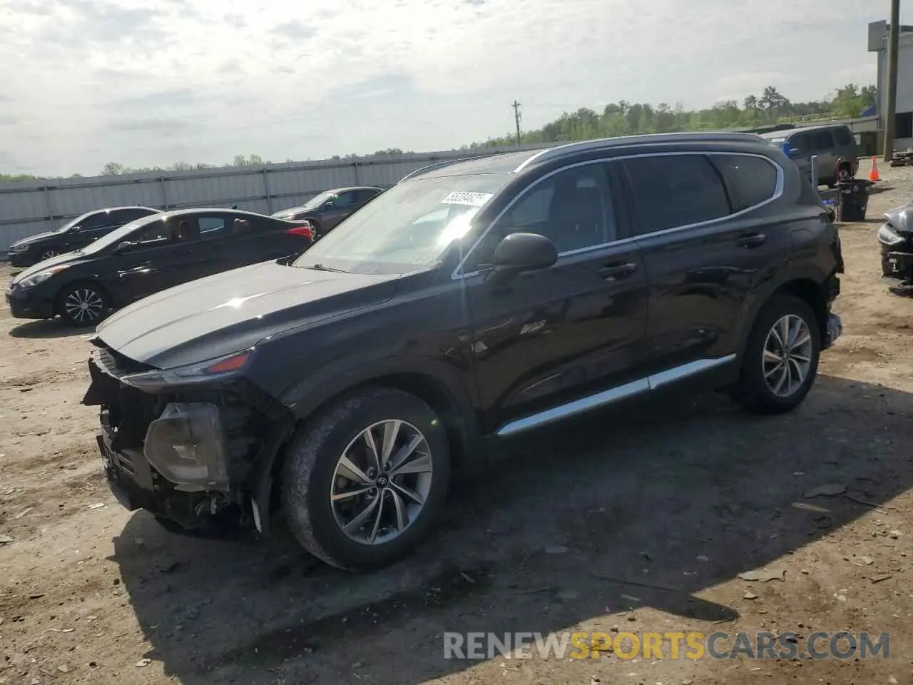 1 Photograph of a damaged car 5NMS3CAD5LH241186 HYUNDAI SANTA FE 2020
