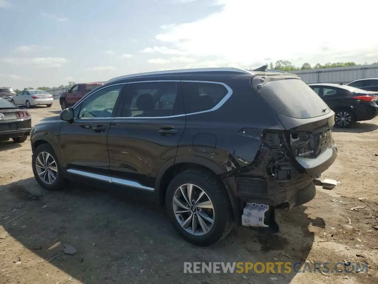 2 Photograph of a damaged car 5NMS3CAD5LH241186 HYUNDAI SANTA FE 2020