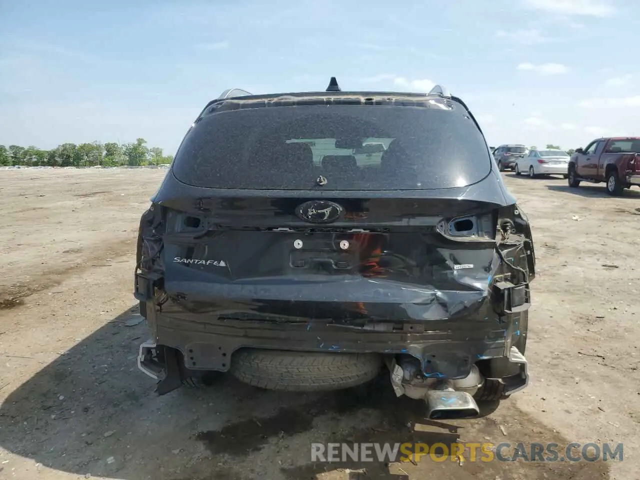 6 Photograph of a damaged car 5NMS3CAD5LH241186 HYUNDAI SANTA FE 2020