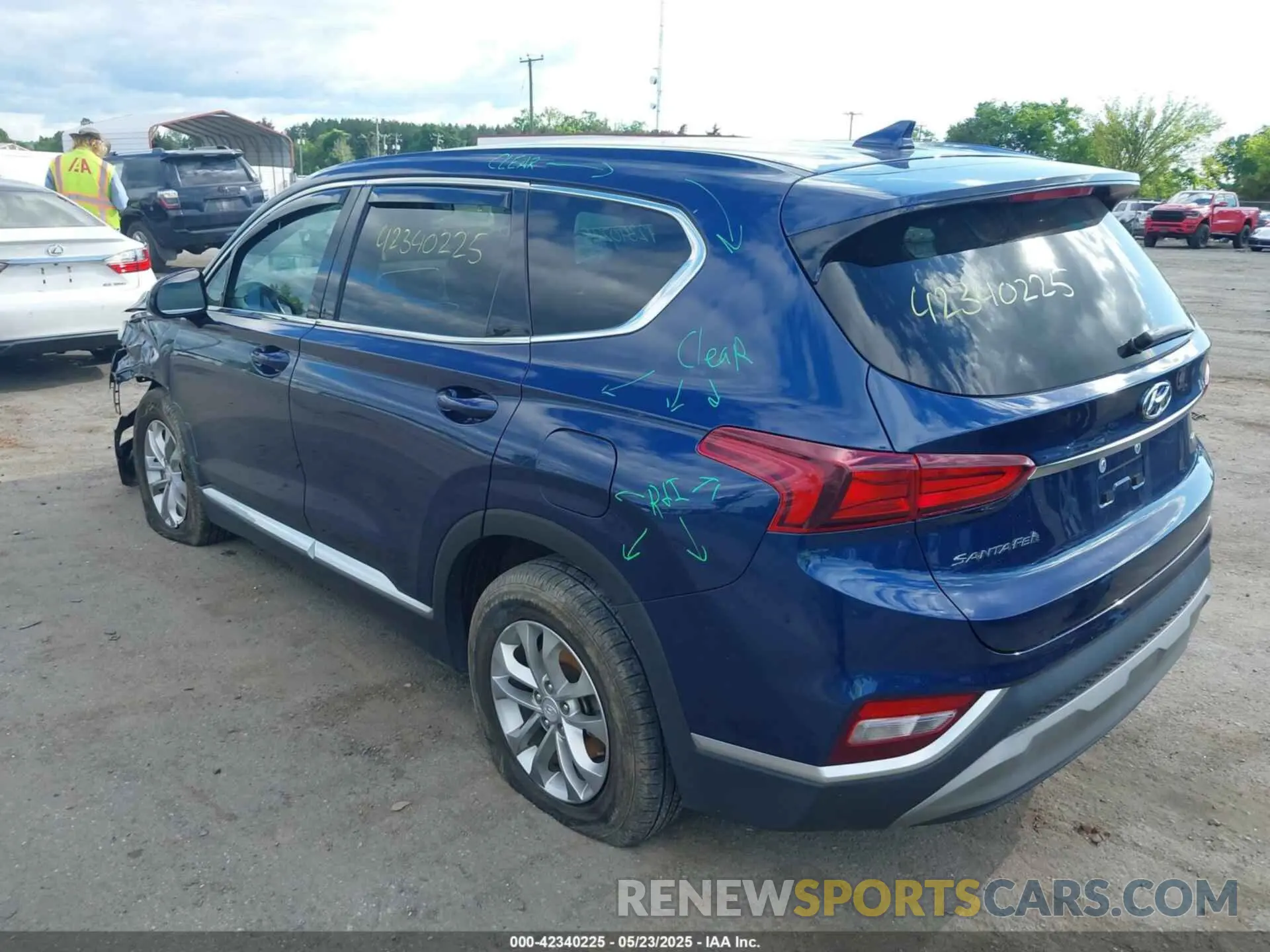 3 Фотография поврежденного автомобиля 5NMS3CAD6LH228687 HYUNDAI SANTA FE 2020