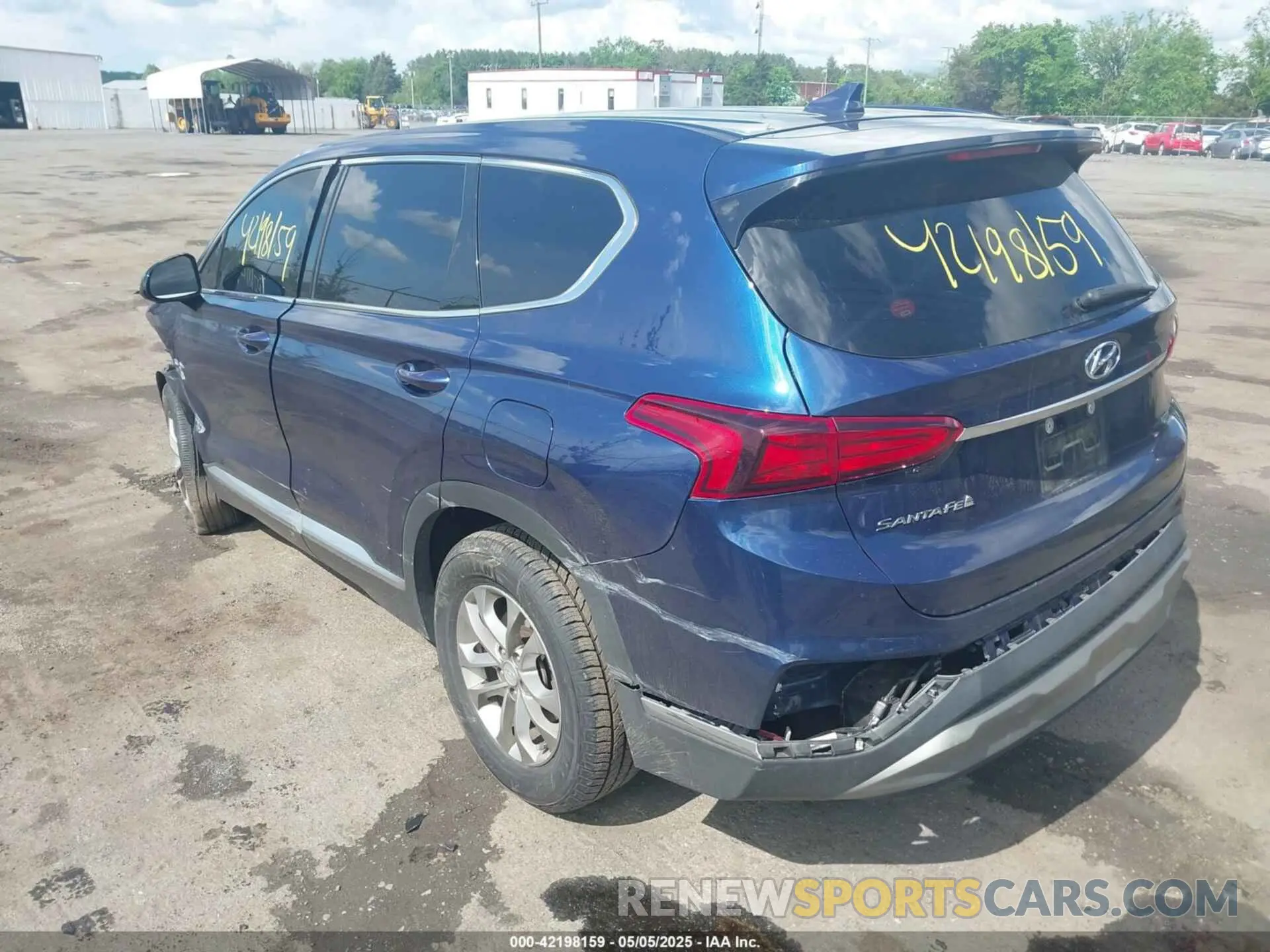 3 Фотография поврежденного автомобиля 5NMS3CAD7LH238404 HYUNDAI SANTA FE 2020