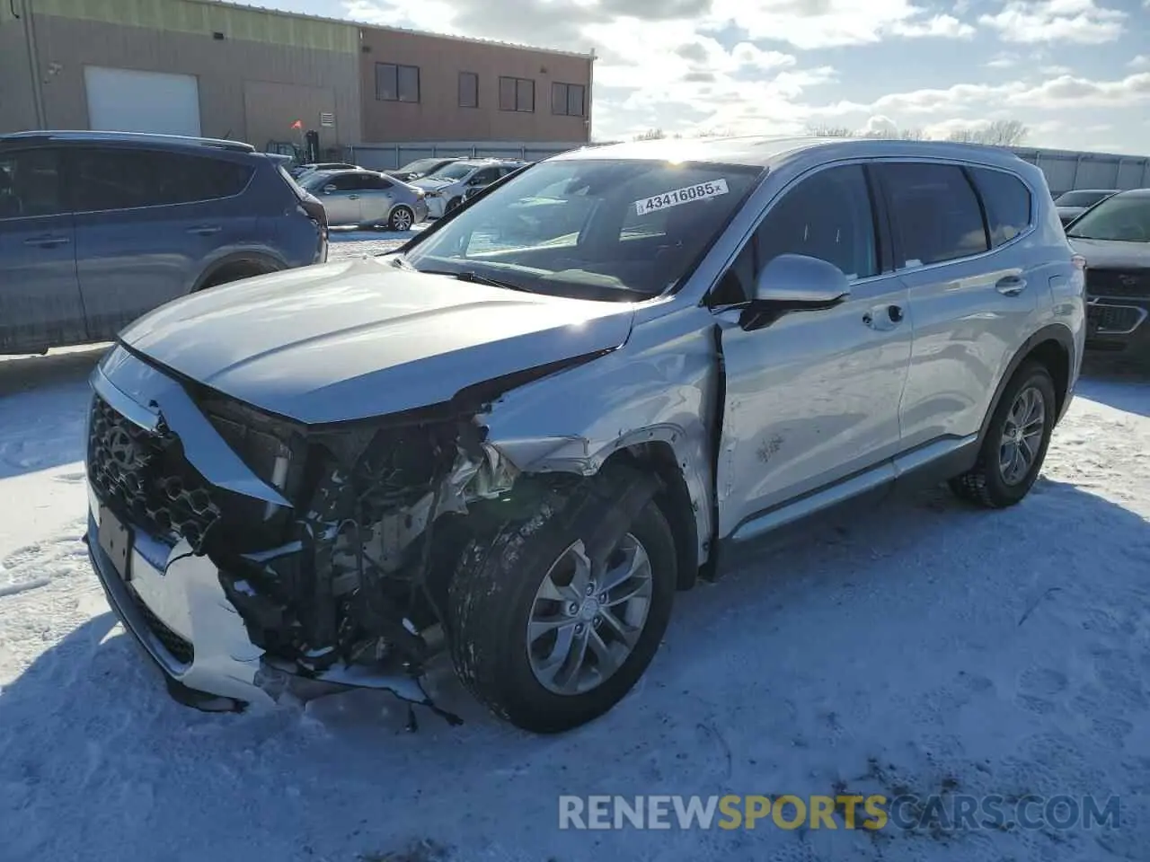 1 Photograph of a damaged car 5NMS3CAD8LH172896 HYUNDAI SANTA FE 2020