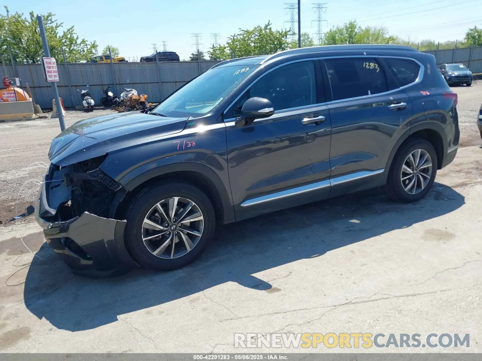 2 Фотография поврежденного автомобиля 5NMS3CAD8LH217030 HYUNDAI SANTA FE 2020