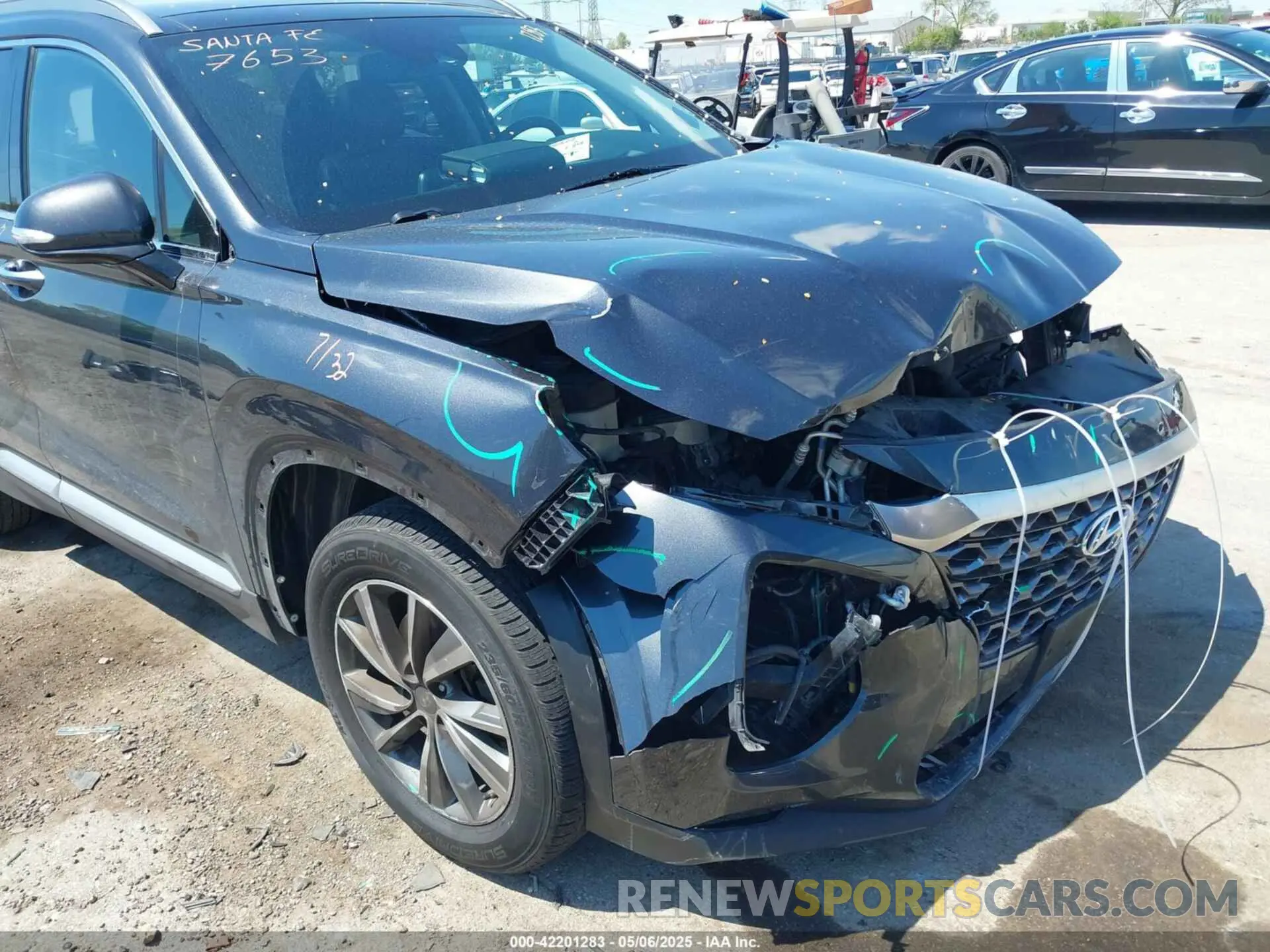 6 Фотография поврежденного автомобиля 5NMS3CAD8LH217030 HYUNDAI SANTA FE 2020