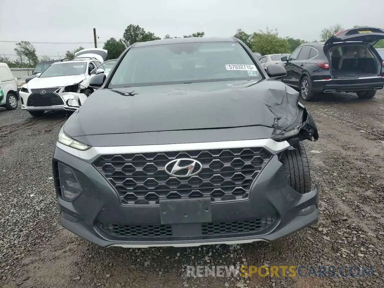 5 Photograph of a damaged car 5NMS3CAD8LH263361 HYUNDAI SANTA FE 2020