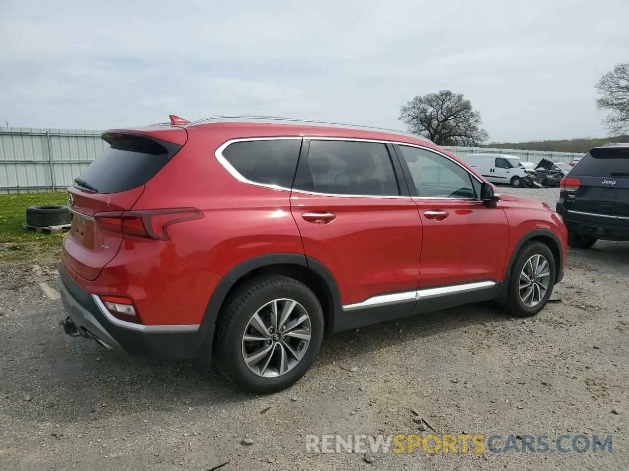 3 Фотография поврежденного автомобиля 5NMS3CAD9LH276300 HYUNDAI SANTA FE 2020
