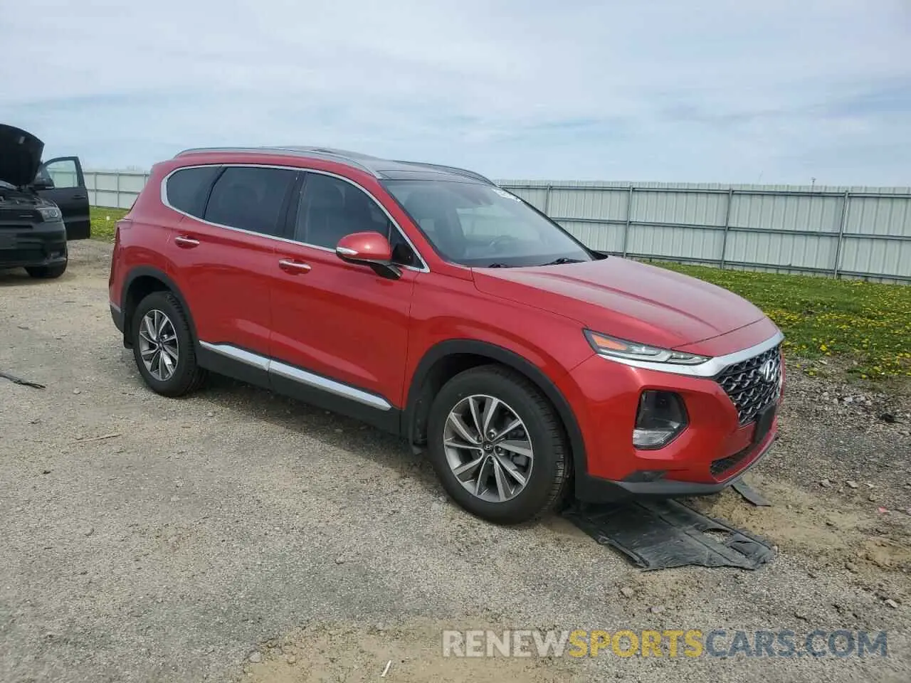 4 Фотография поврежденного автомобиля 5NMS3CAD9LH276300 HYUNDAI SANTA FE 2020