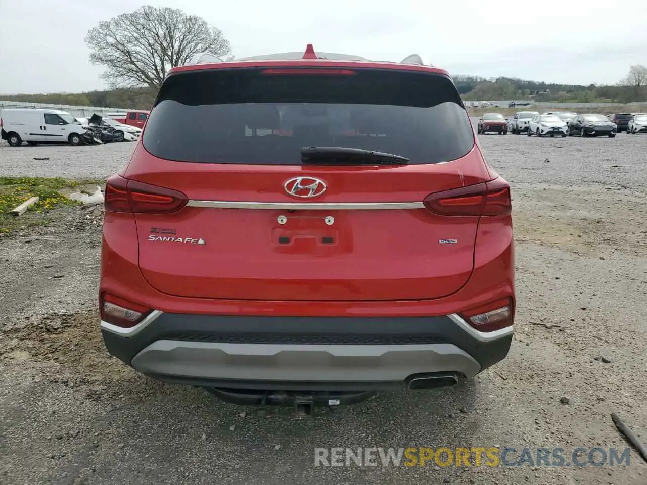 6 Фотография поврежденного автомобиля 5NMS3CAD9LH276300 HYUNDAI SANTA FE 2020