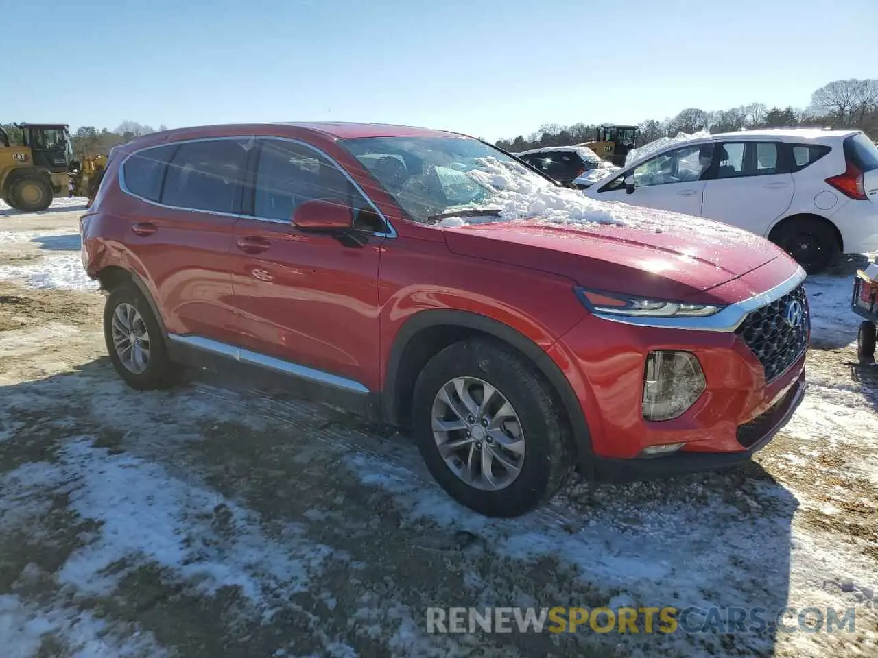 4 Photograph of a damaged car 5NMS3CAD9LH279665 HYUNDAI SANTA FE 2020