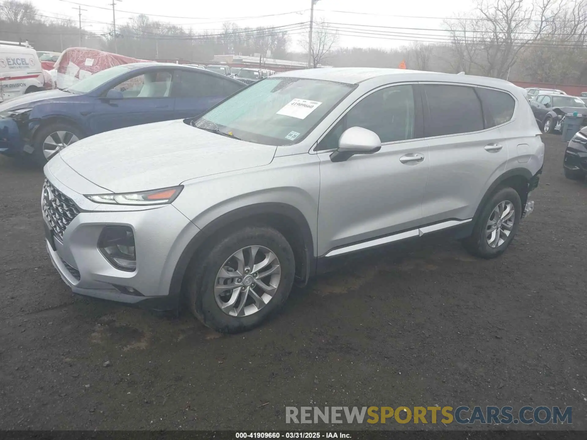 2 Photograph of a damaged car 5NMS3CADOLH164601 HYUNDAI SANTA FE 2020