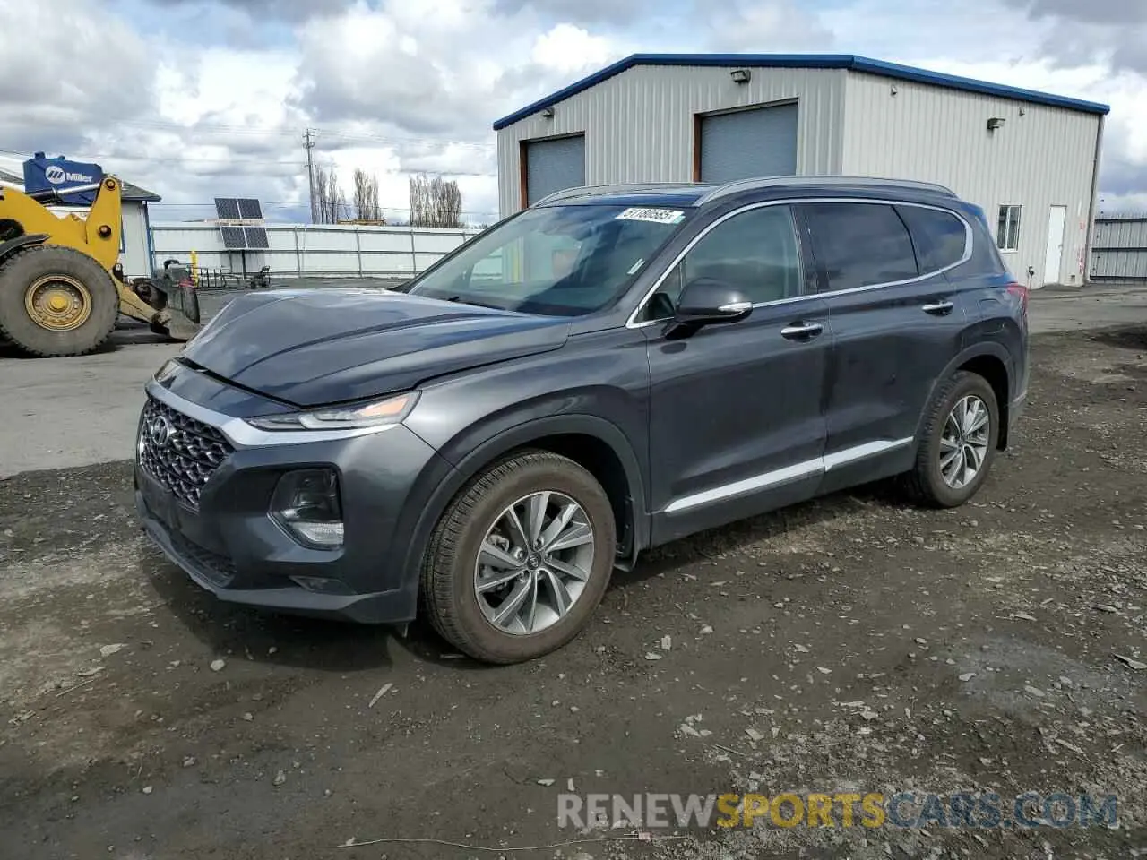1 Photograph of a damaged car 5NMS3CADXLH219569 HYUNDAI SANTA FE 2020