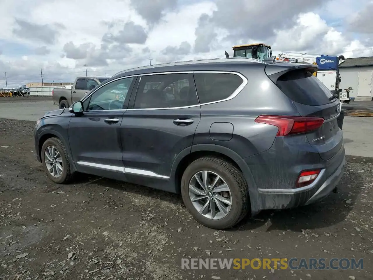 2 Photograph of a damaged car 5NMS3CADXLH219569 HYUNDAI SANTA FE 2020