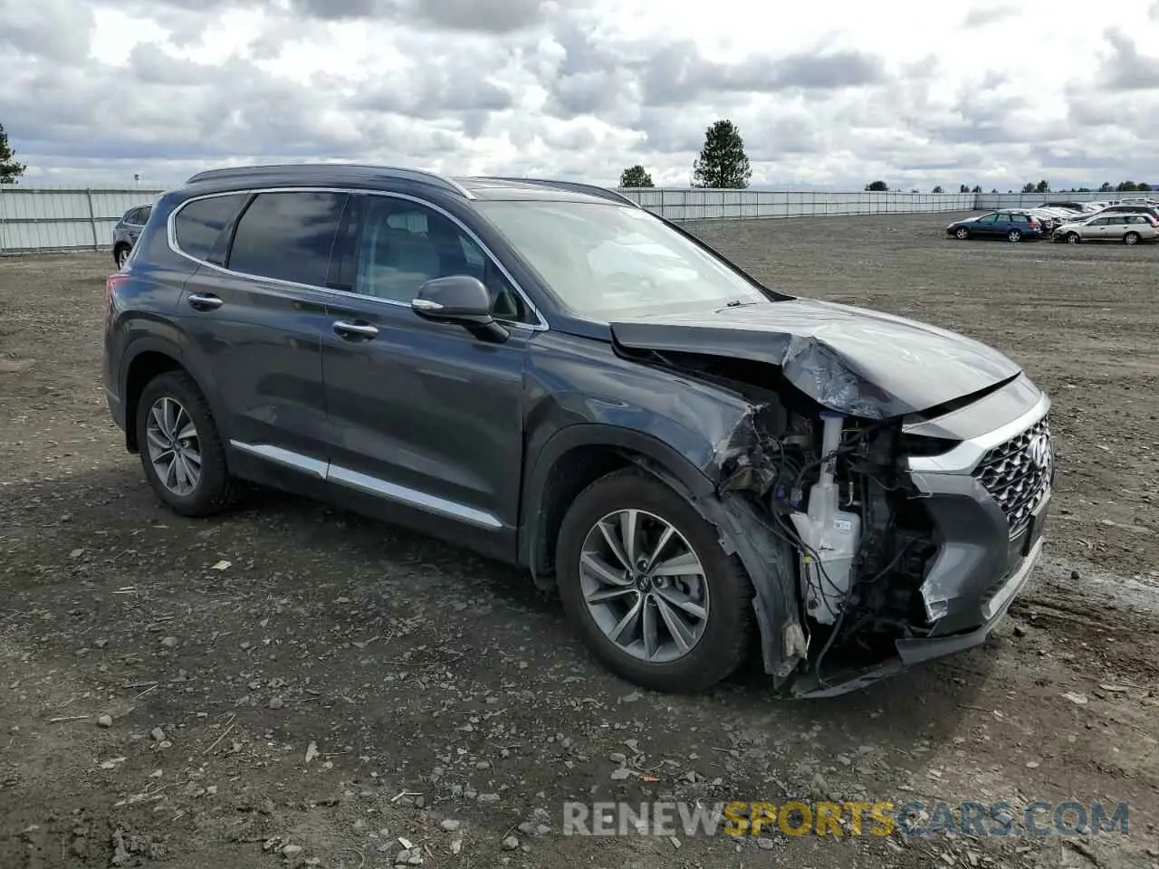 4 Photograph of a damaged car 5NMS3CADXLH219569 HYUNDAI SANTA FE 2020