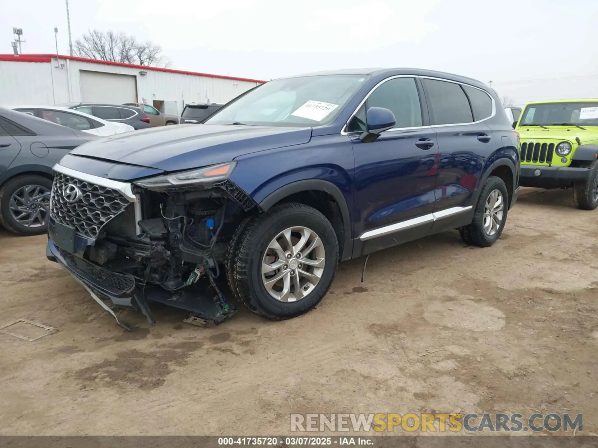 2 Фотография поврежденного автомобиля 5NMS3CADXLH237148 HYUNDAI SANTA FE 2020