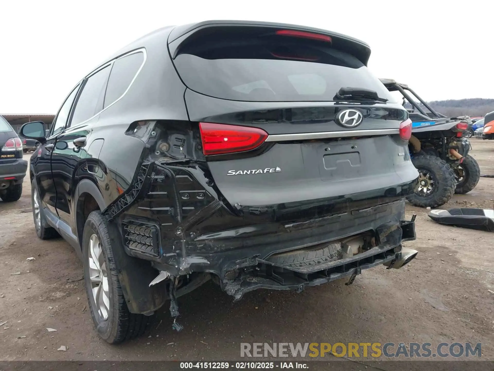 6 Photograph of a damaged car 5NMS3CADXLH238994 HYUNDAI SANTA FE 2020