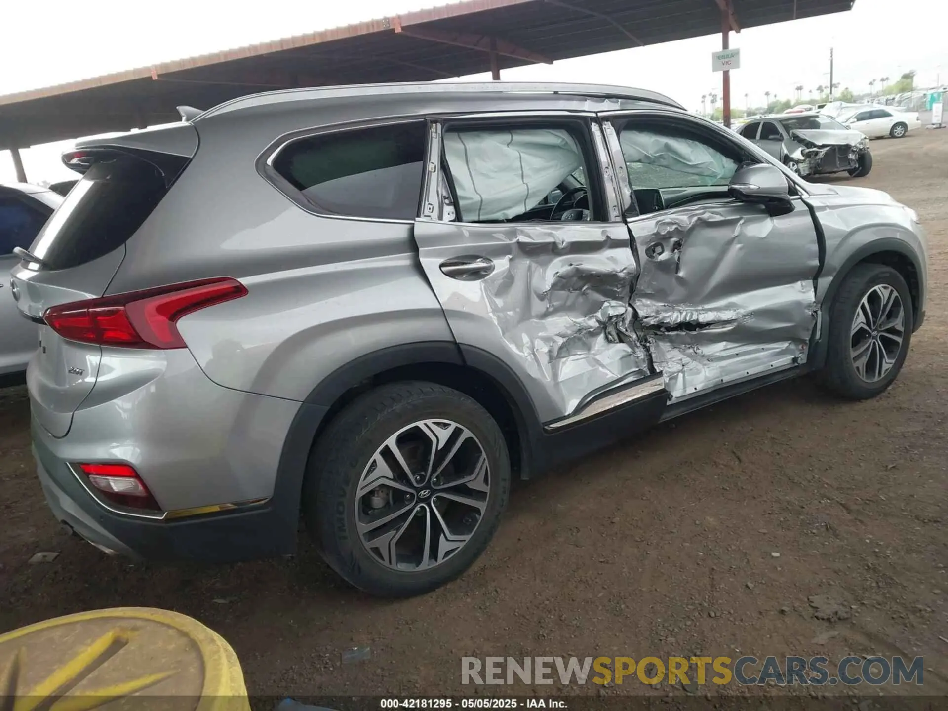 4 Фотография поврежденного автомобиля 5NMS53AA1LH220156 HYUNDAI SANTA FE 2020