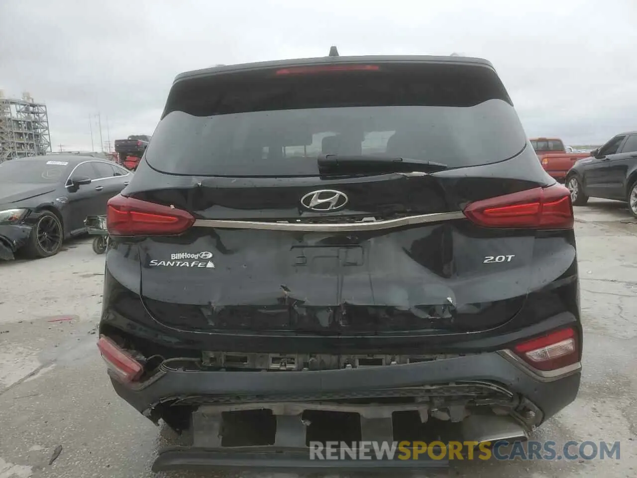 6 Photograph of a damaged car 5NMS53AA4LH195141 HYUNDAI SANTA FE 2020