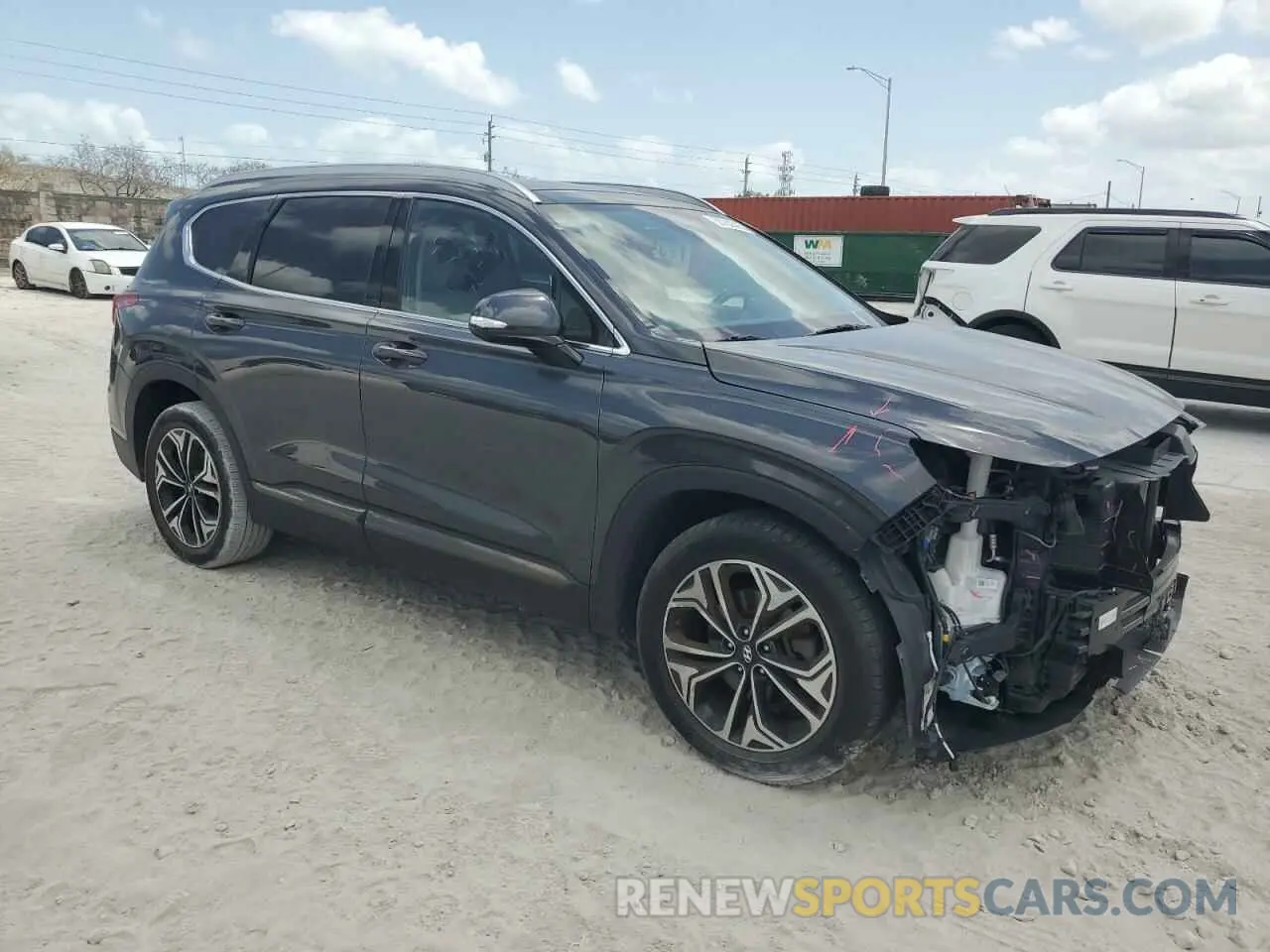 4 Photograph of a damaged car 5NMS53AA4LH276222 HYUNDAI SANTA FE 2020