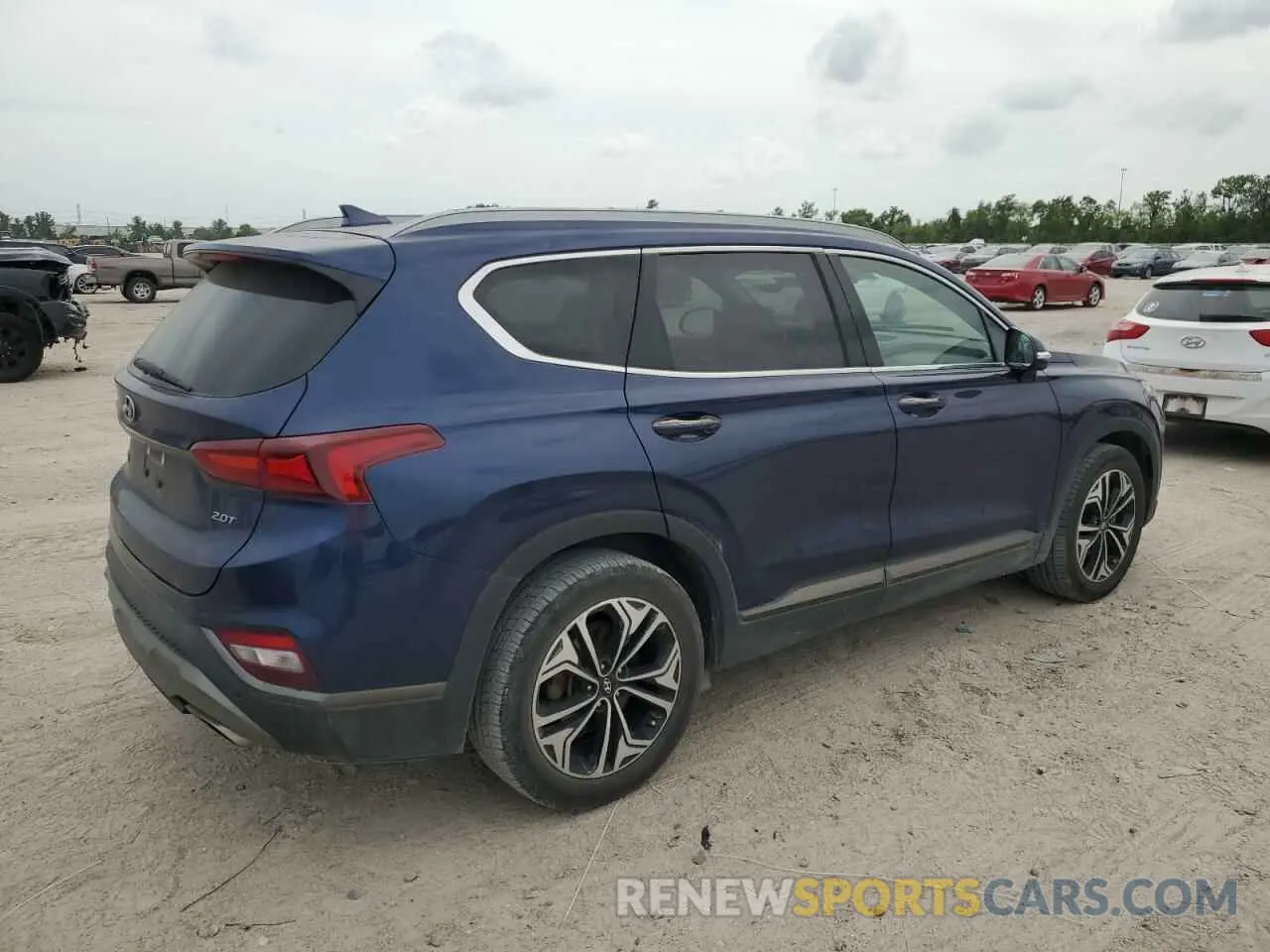 3 Photograph of a damaged car 5NMS53AA6LH225501 HYUNDAI SANTA FE 2020