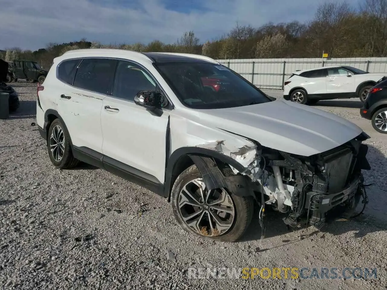 4 Фотография поврежденного автомобиля 5NMS53AA8LH241716 HYUNDAI SANTA FE 2020