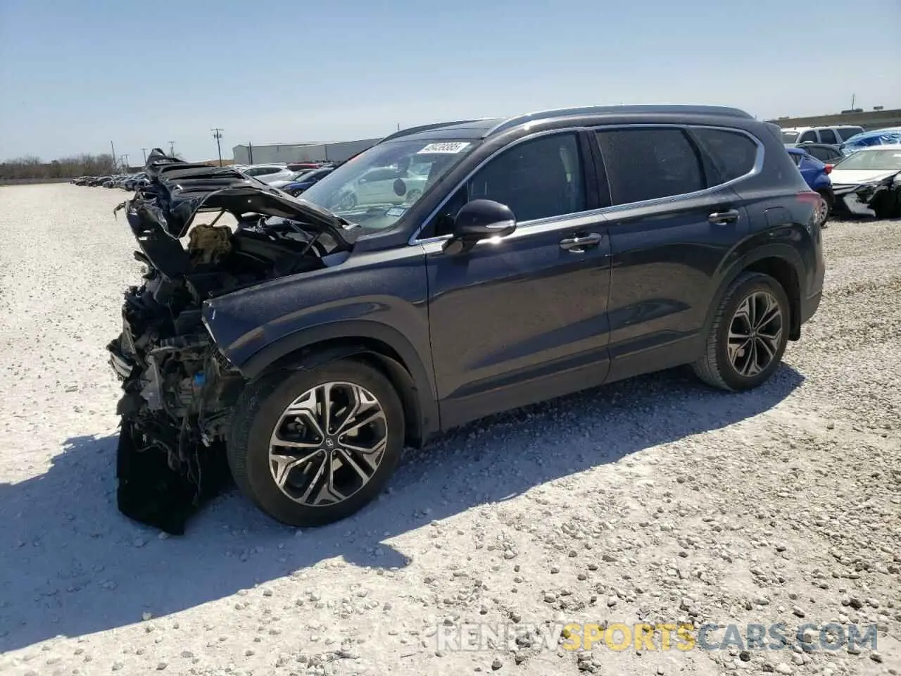 1 Photograph of a damaged car 5NMS53AA8LH275641 HYUNDAI SANTA FE 2020