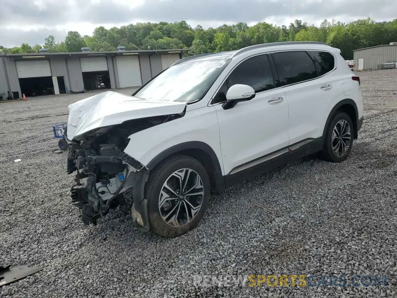 1 Photograph of a damaged car 5NMS53AA9LH284283 HYUNDAI SANTA FE 2020