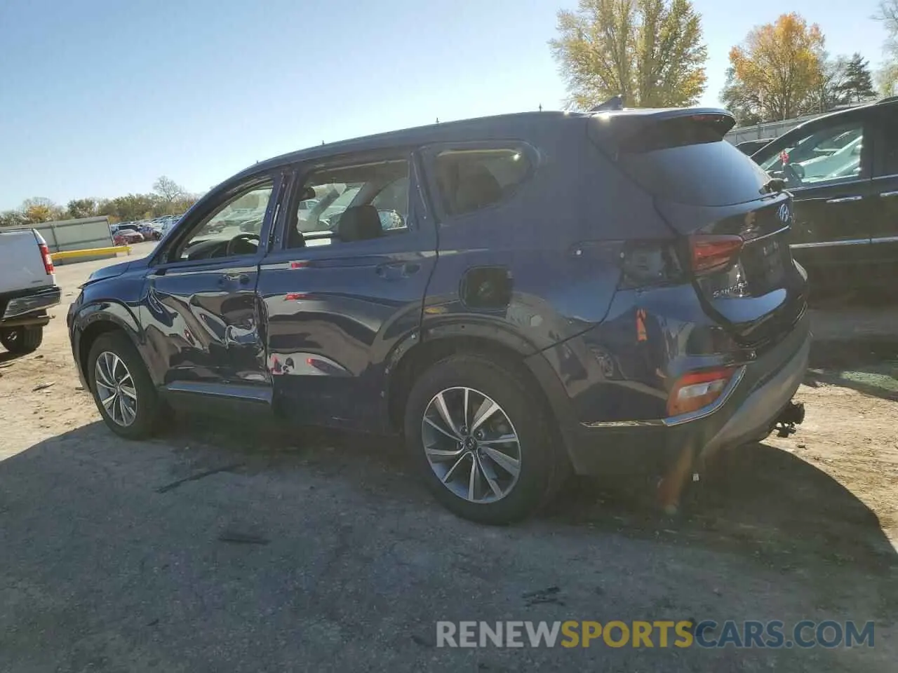 2 Photograph of a damaged car 5NMS53AD0LH262604 HYUNDAI SANTA FE 2020