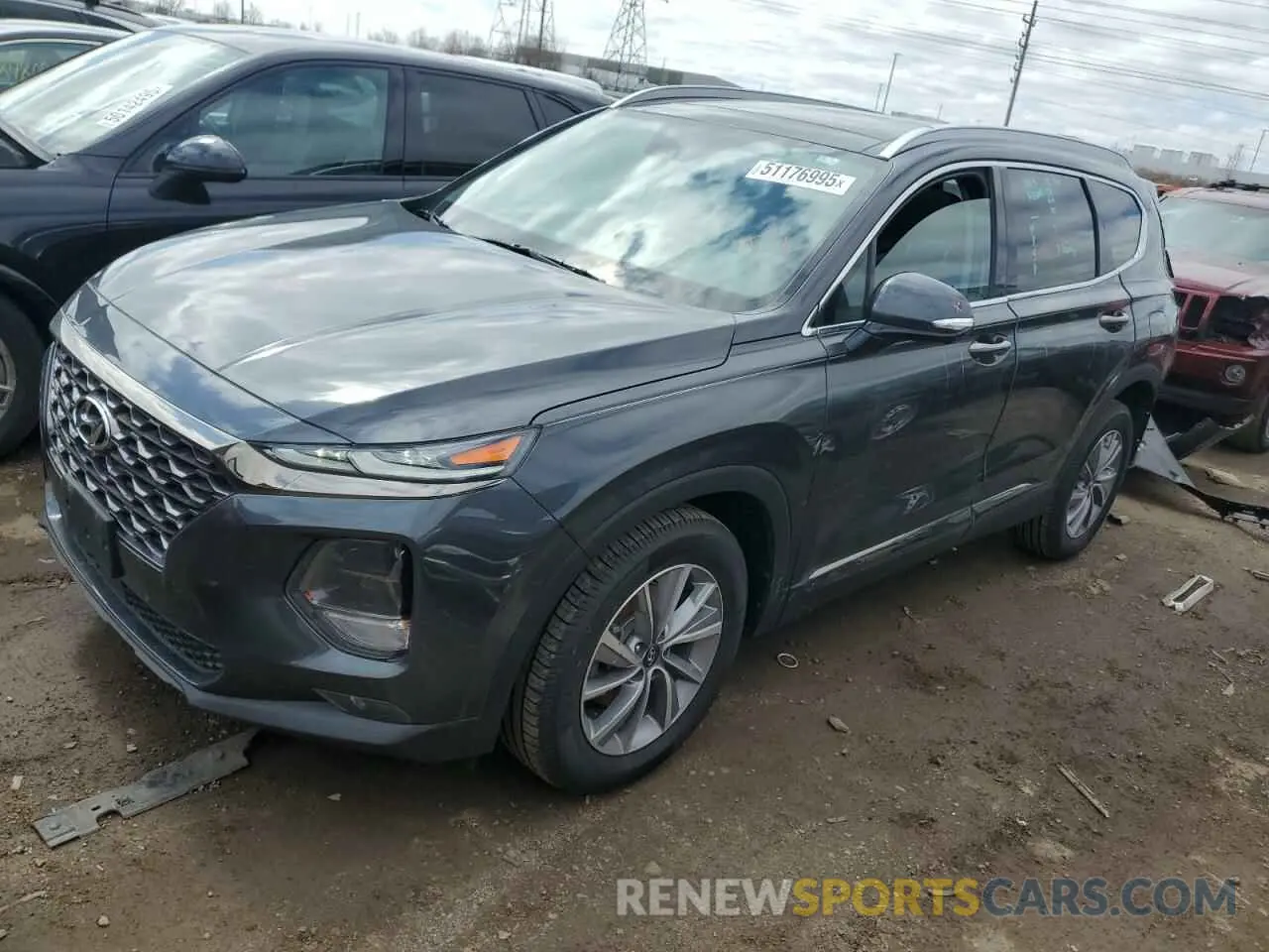 1 Фотография поврежденного автомобиля 5NMS53AD0LH296316 HYUNDAI SANTA FE 2020