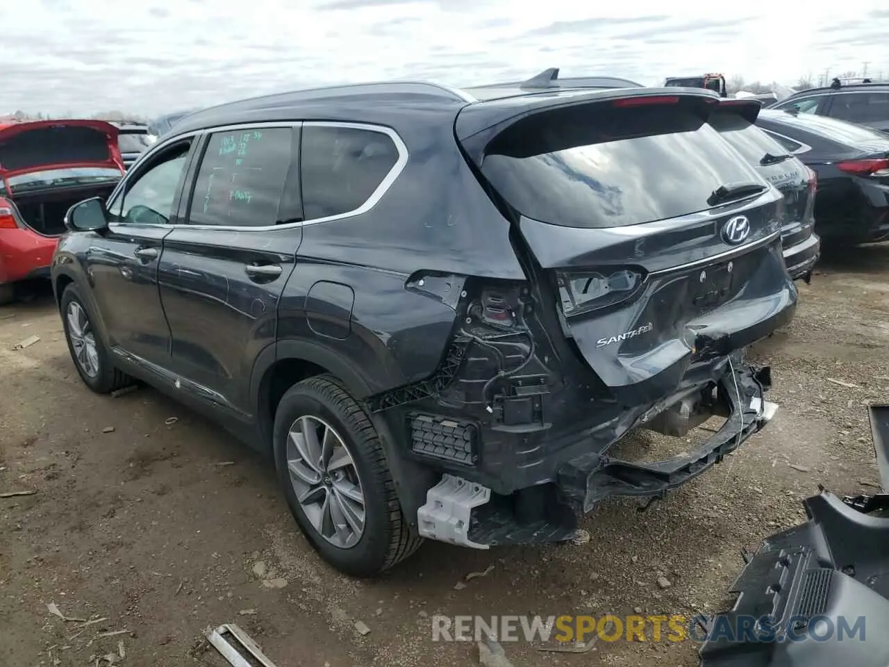 2 Фотография поврежденного автомобиля 5NMS53AD0LH296316 HYUNDAI SANTA FE 2020