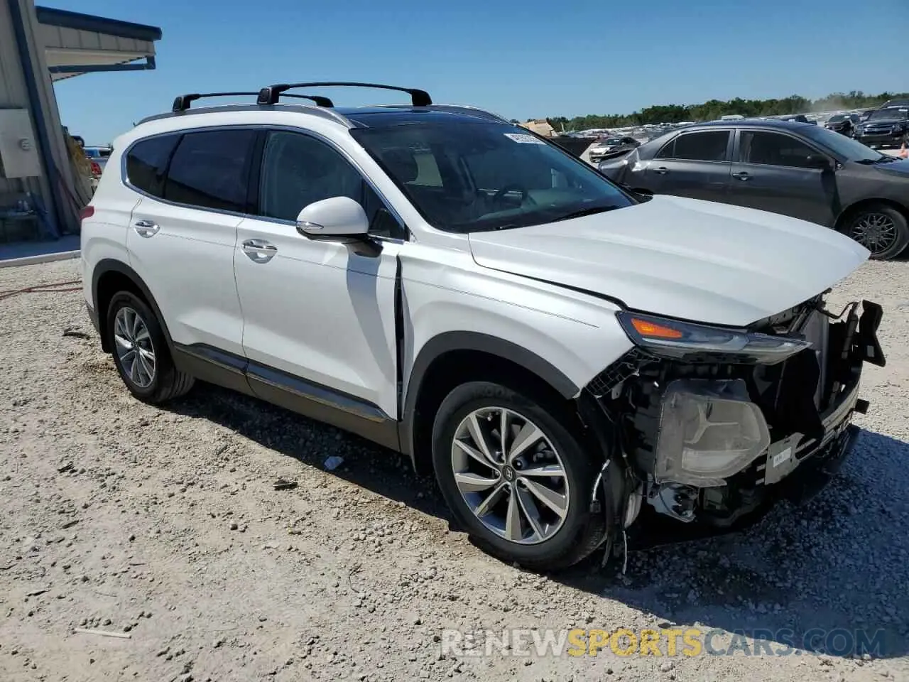 4 Photograph of a damaged car 5NMS53AD2LH235470 HYUNDAI SANTA FE 2020