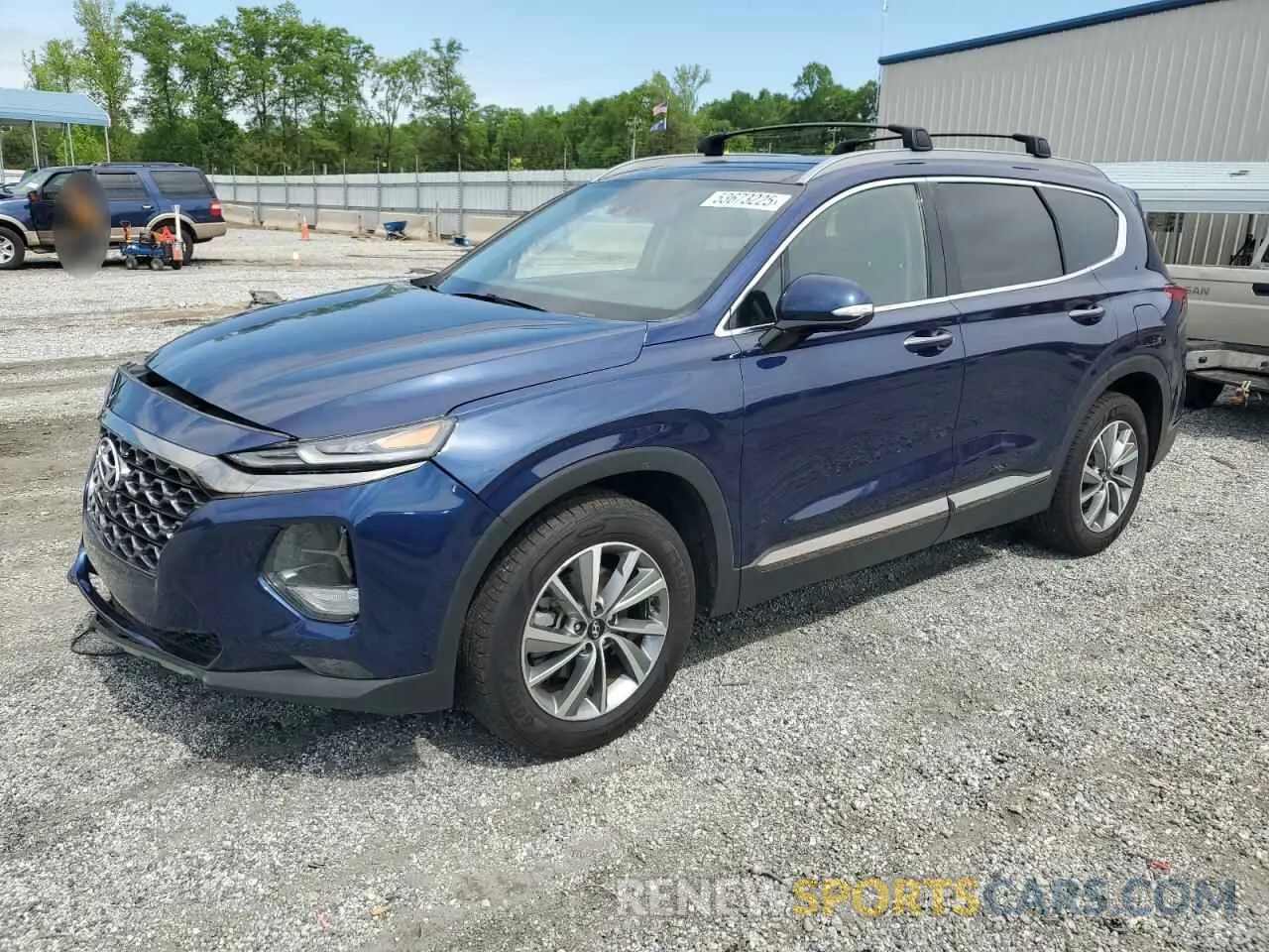 1 Photograph of a damaged car 5NMS53AD3LH196632 HYUNDAI SANTA FE 2020