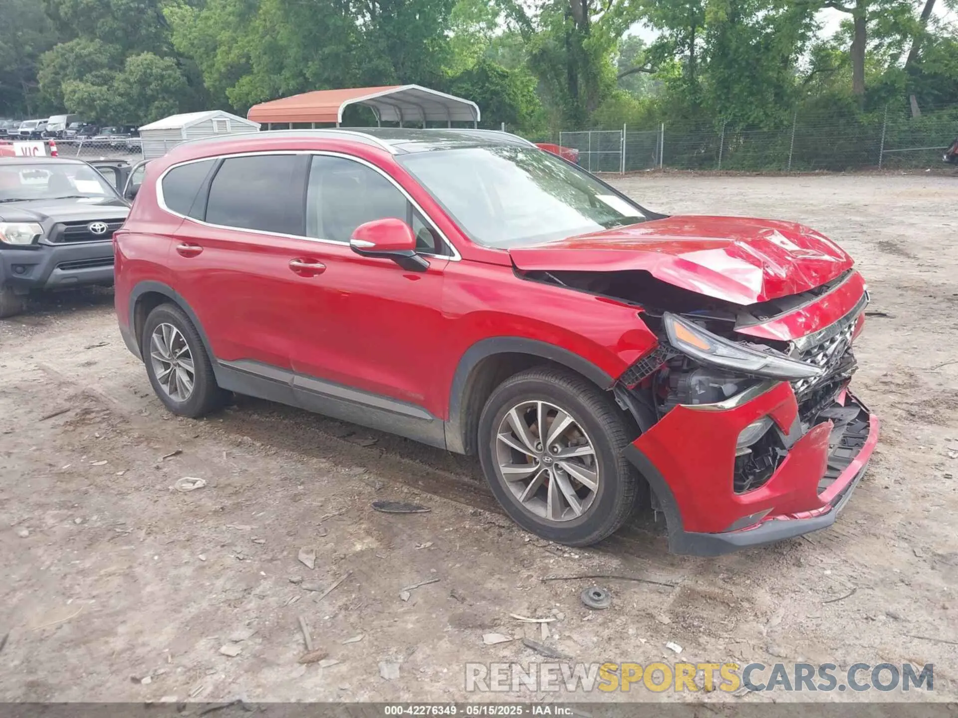 1 Фотография поврежденного автомобиля 5NMS53AD5LH294609 HYUNDAI SANTA FE 2020