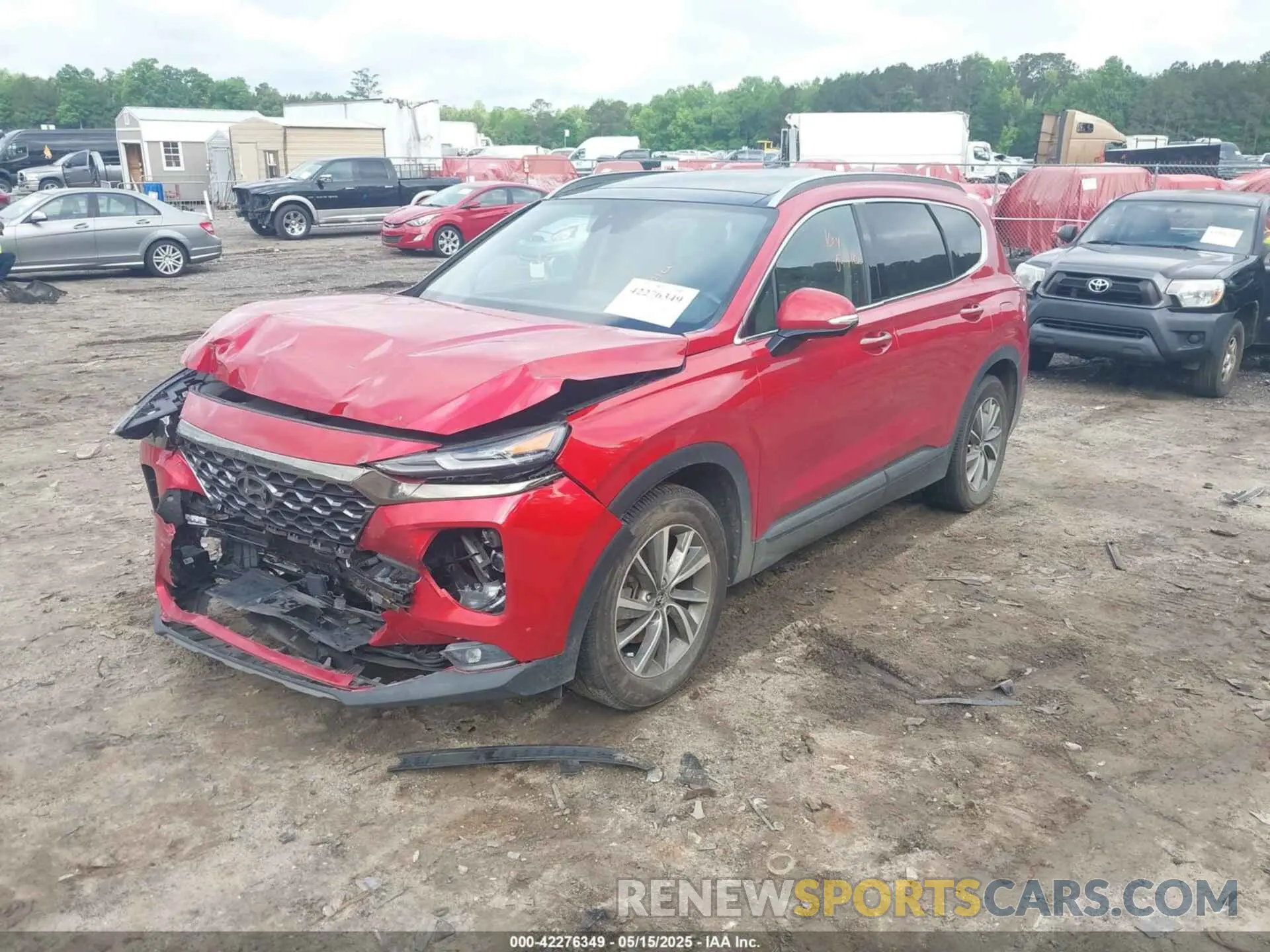 2 Фотография поврежденного автомобиля 5NMS53AD5LH294609 HYUNDAI SANTA FE 2020