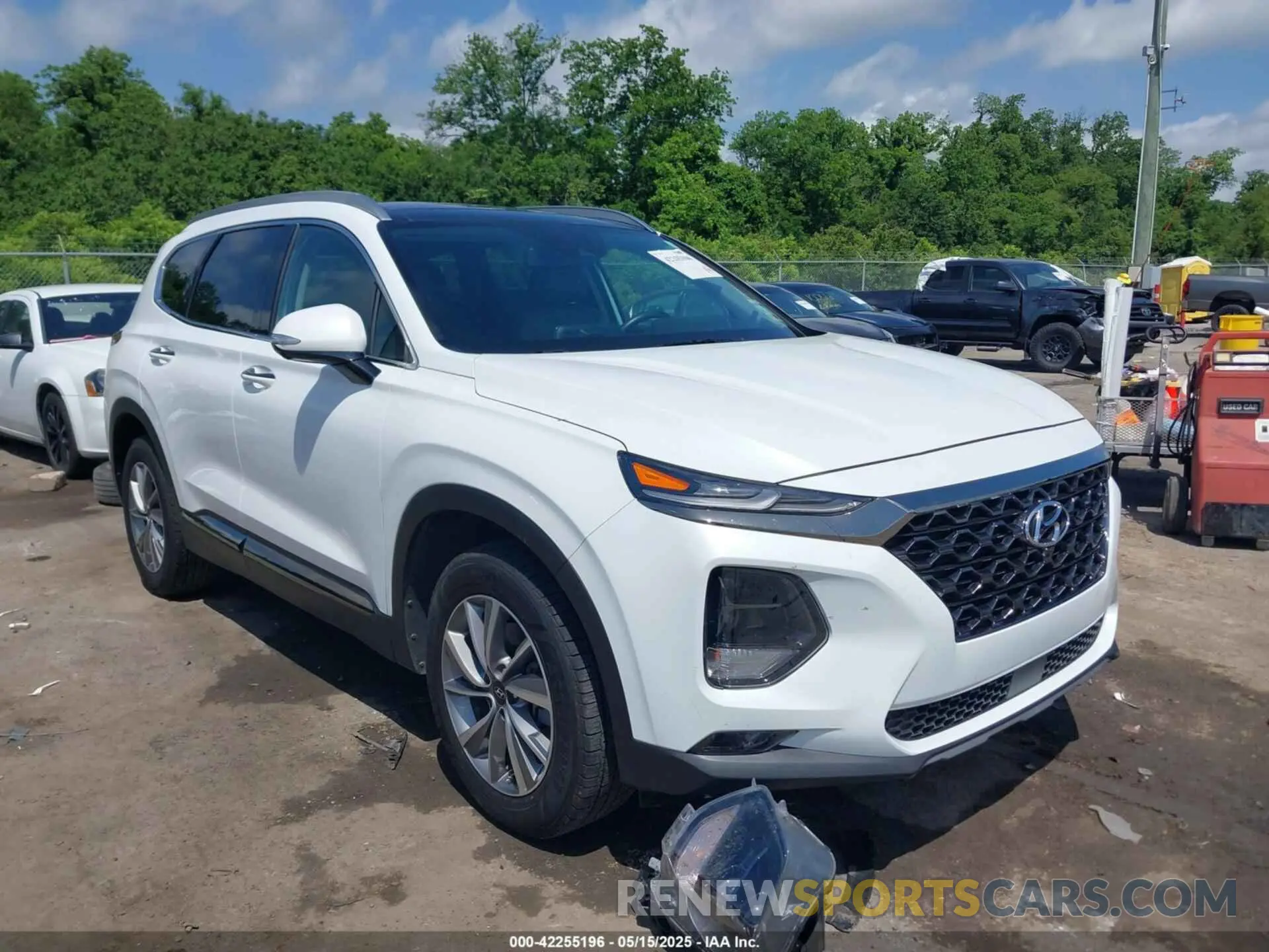 1 Photograph of a damaged car 5NMS53AD7LH280565 HYUNDAI SANTA FE 2020