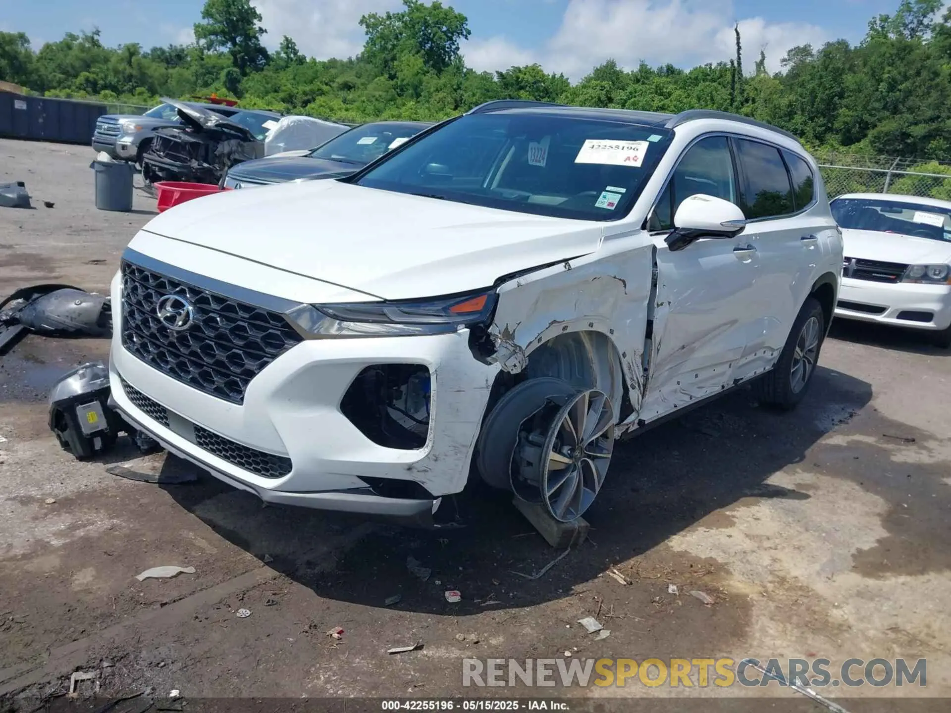 2 Photograph of a damaged car 5NMS53AD7LH280565 HYUNDAI SANTA FE 2020