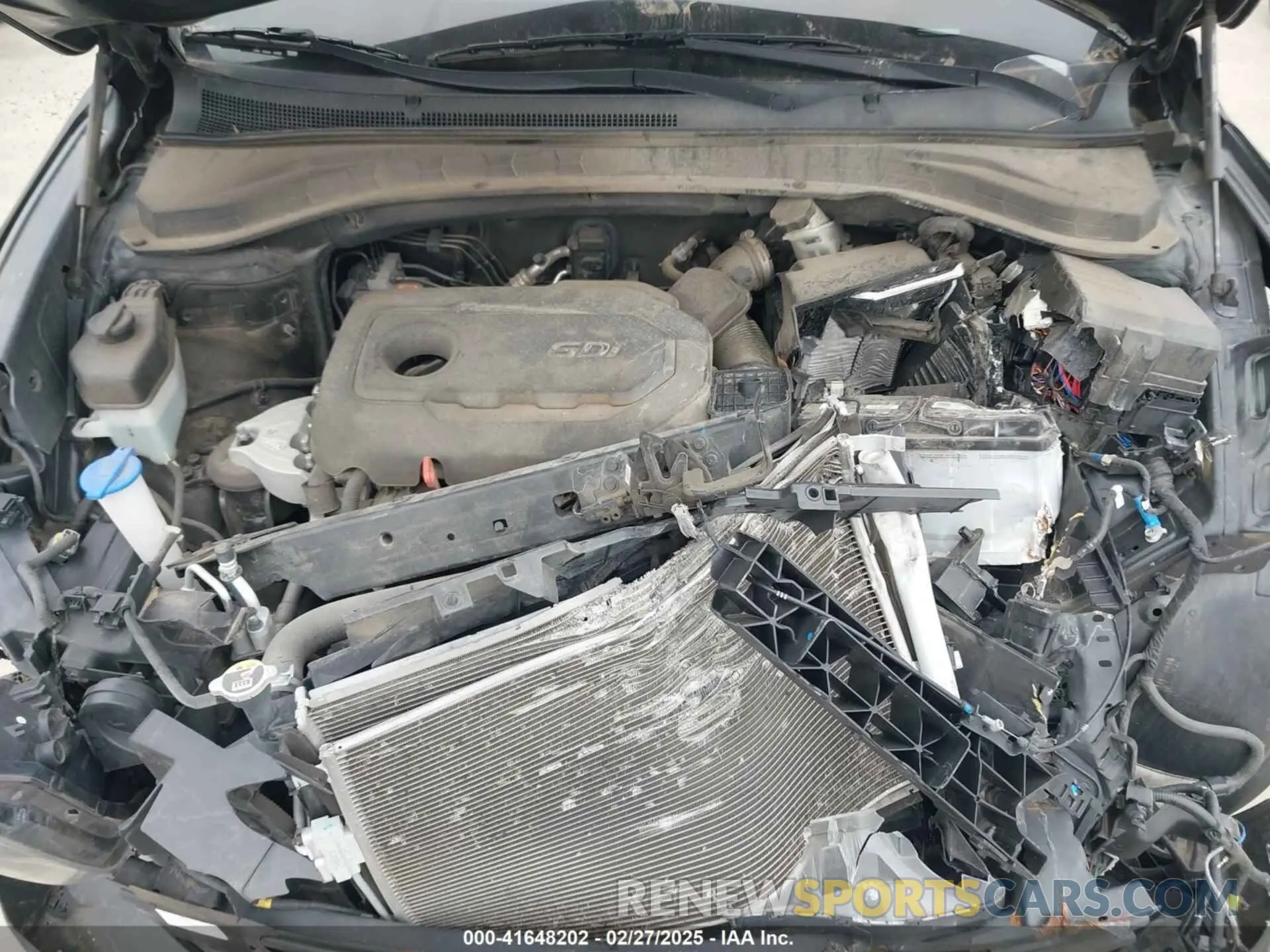 10 Photograph of a damaged car 5NMS53AD9LH180421 HYUNDAI SANTA FE 2020