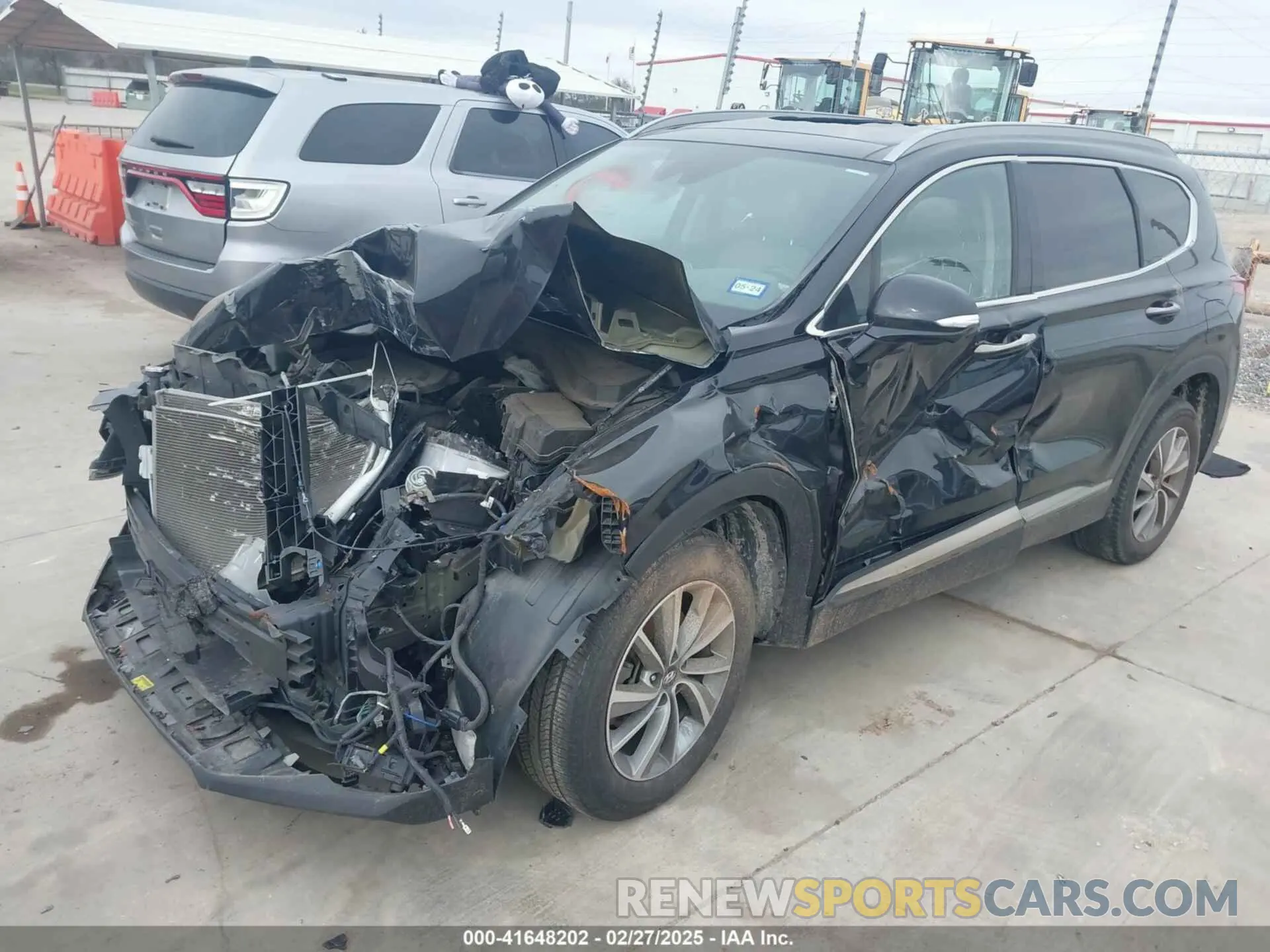 2 Photograph of a damaged car 5NMS53AD9LH180421 HYUNDAI SANTA FE 2020