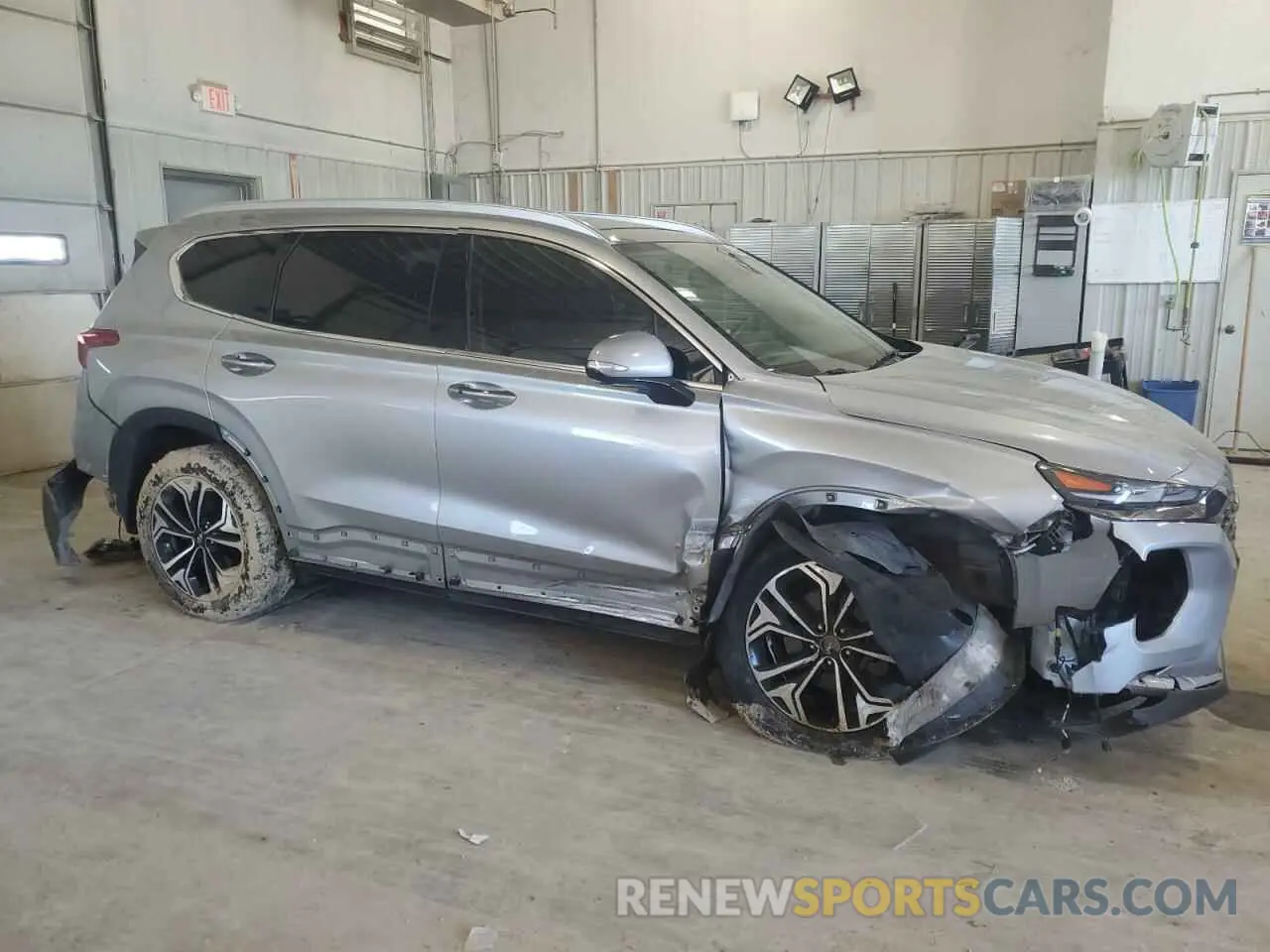 4 Фотография поврежденного автомобиля 5NMS5CAA0LH277190 HYUNDAI SANTA FE 2020