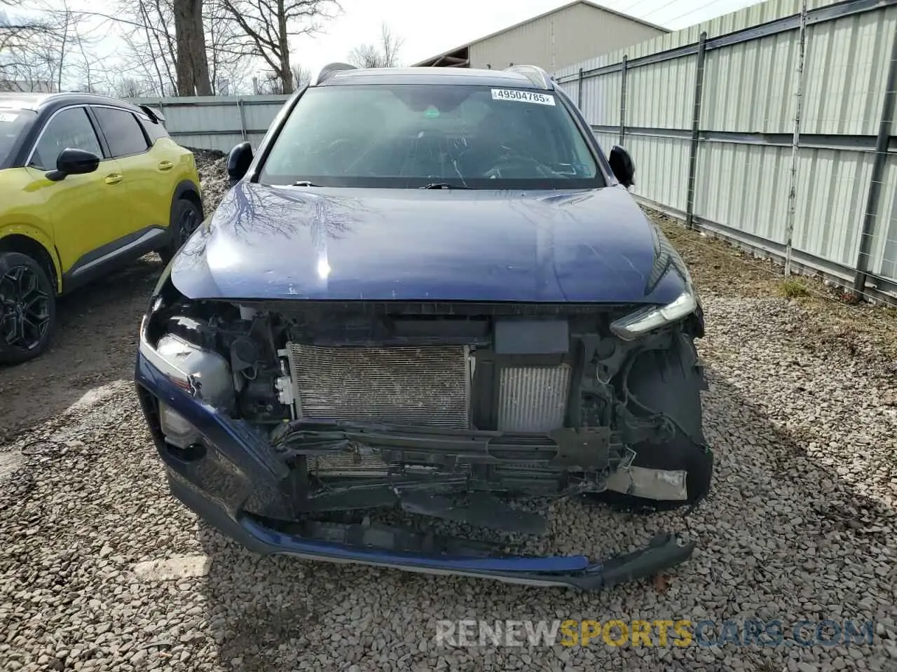 5 Photograph of a damaged car 5NMS5CAA1LH144132 HYUNDAI SANTA FE 2020