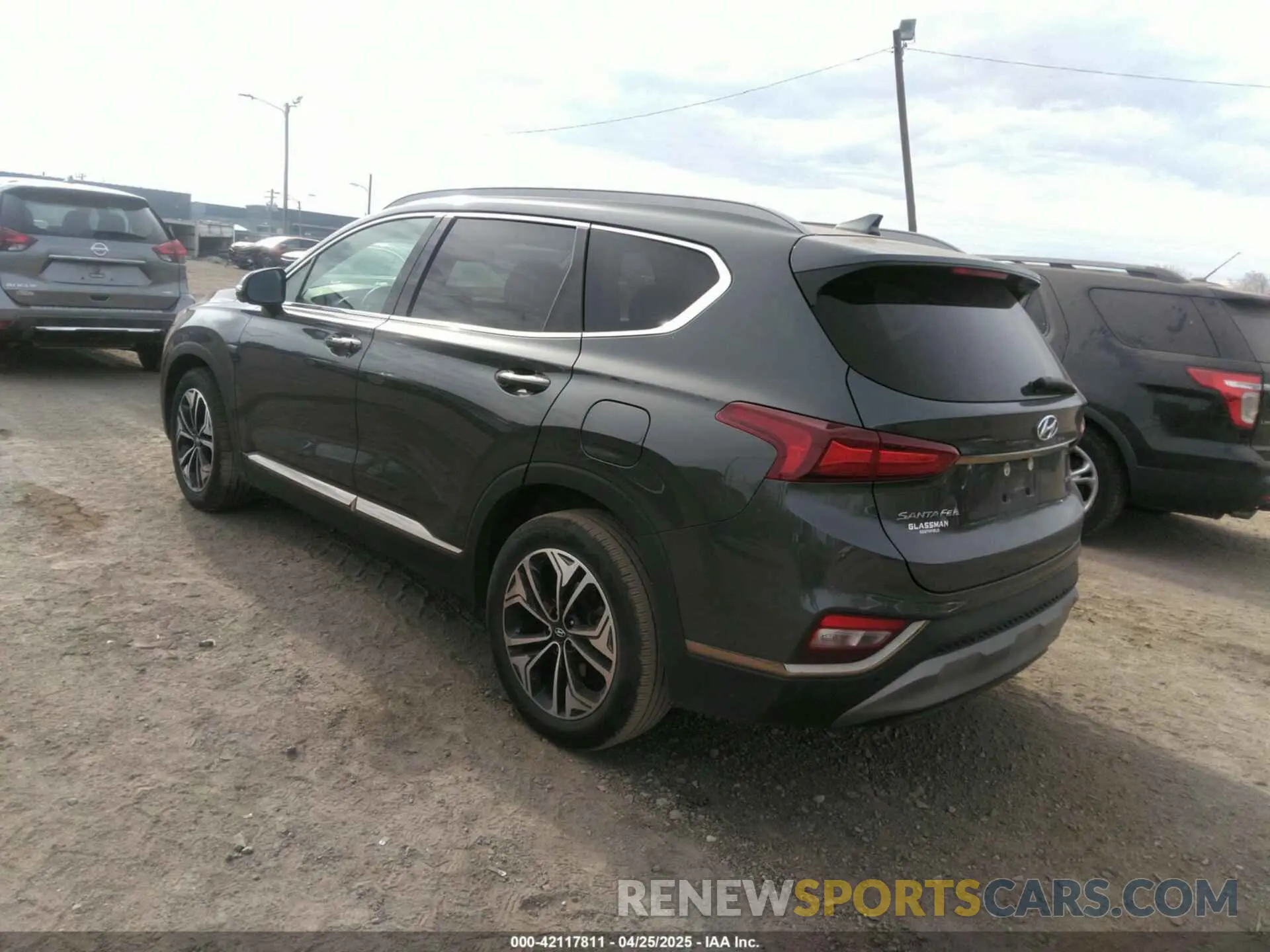 3 Photograph of a damaged car 5NMS5CAA4LH147252 HYUNDAI SANTA FE 2020