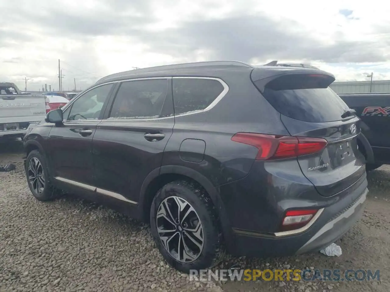 2 Photograph of a damaged car 5NMS5CAA7LH255140 HYUNDAI SANTA FE 2020