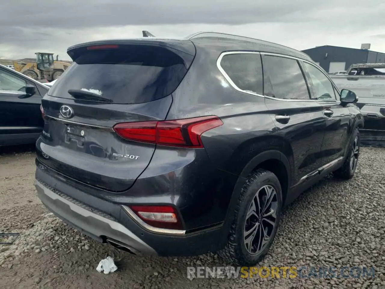 3 Photograph of a damaged car 5NMS5CAA7LH255140 HYUNDAI SANTA FE 2020