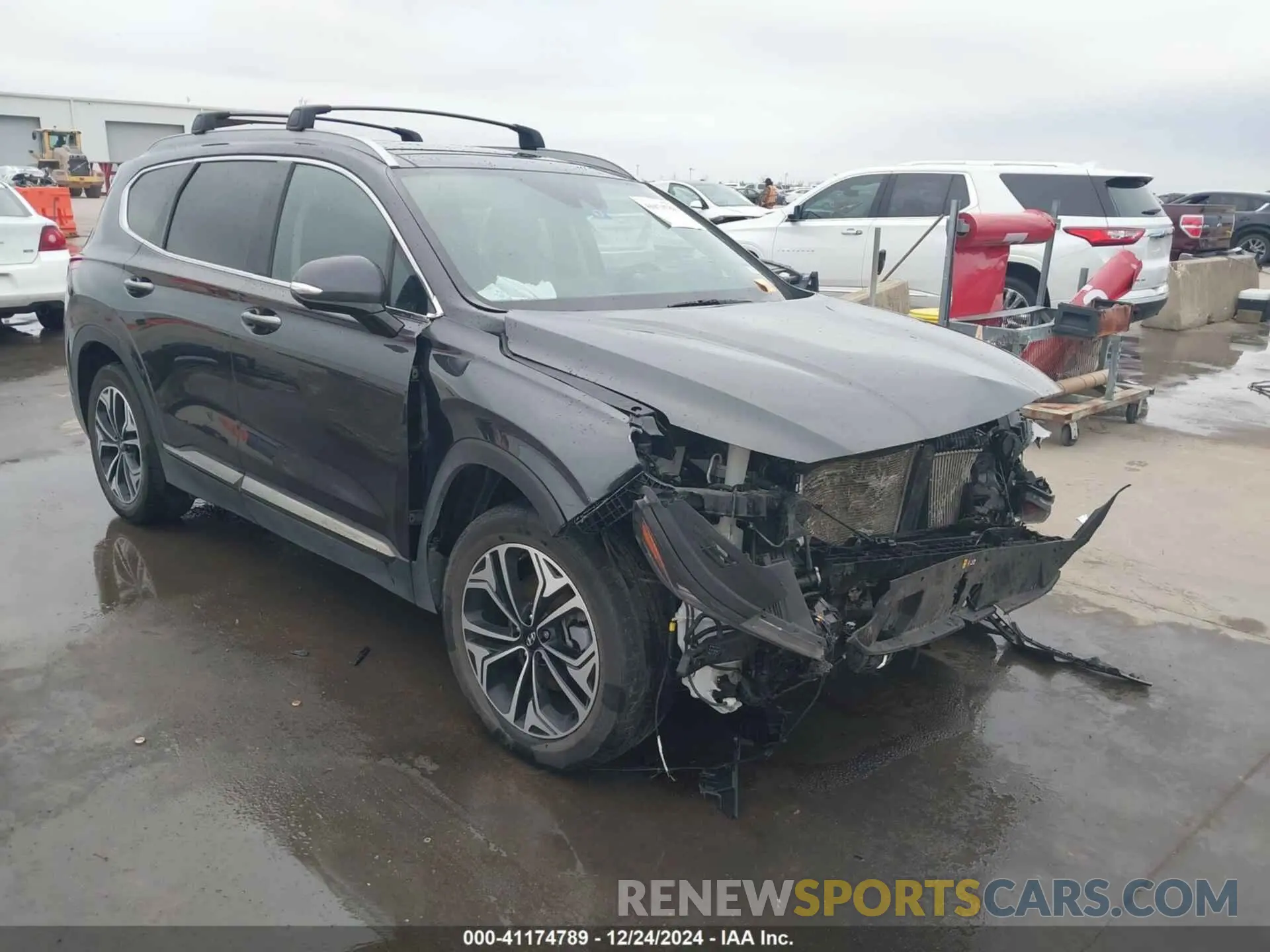 1 Photograph of a damaged car 5NMS5CAA9LH280850 HYUNDAI SANTA FE 2020