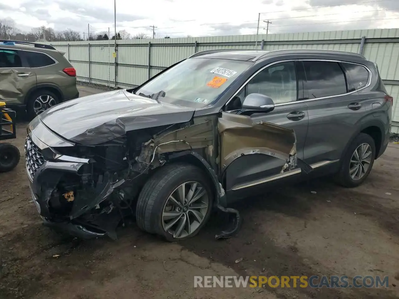 1 Photograph of a damaged car 5NMS5CAD0LH142401 HYUNDAI SANTA FE 2020