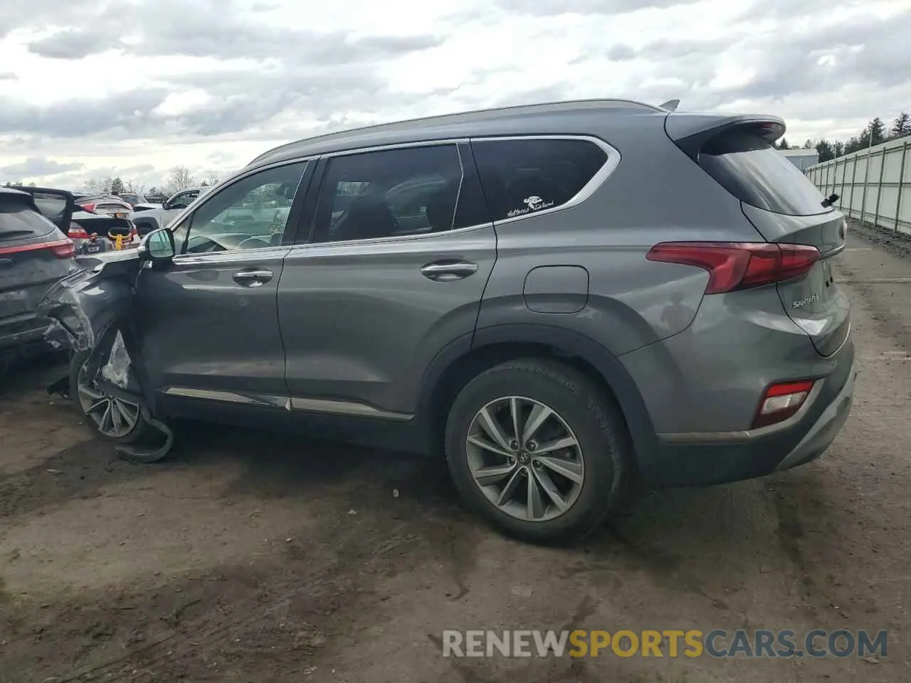 2 Photograph of a damaged car 5NMS5CAD0LH142401 HYUNDAI SANTA FE 2020