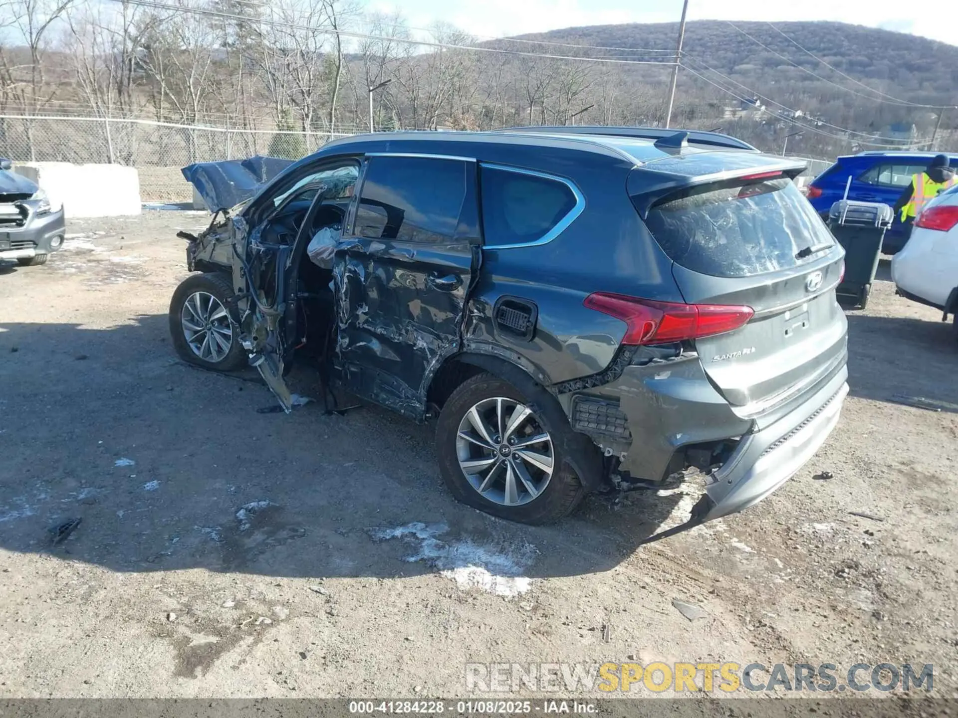 3 Фотография поврежденного автомобиля 5NMS5CAD2LH182768 HYUNDAI SANTA FE 2020
