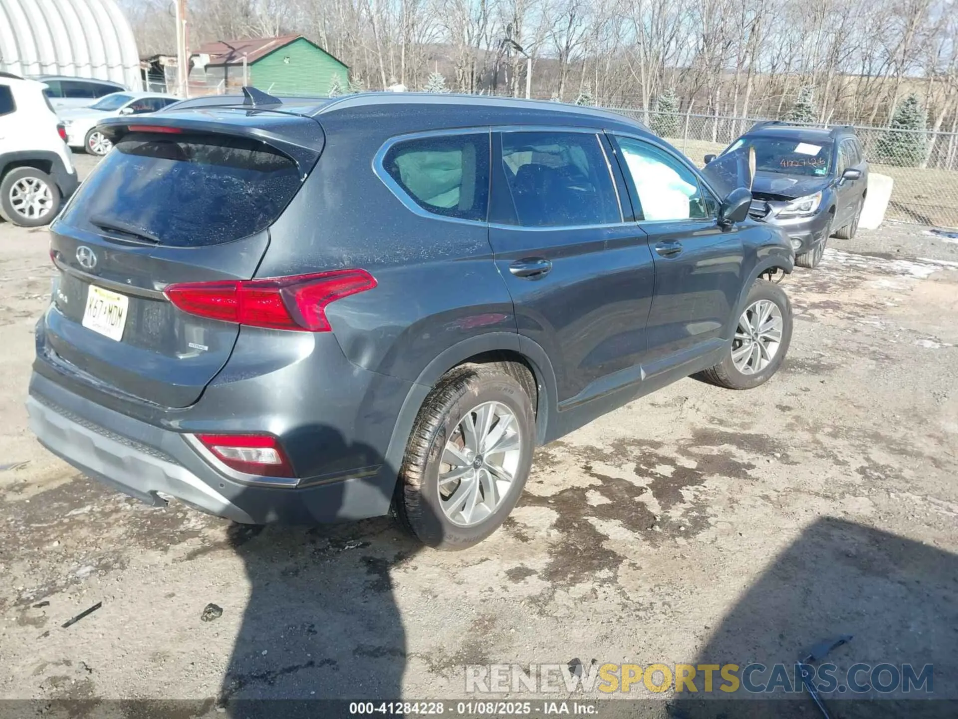 4 Фотография поврежденного автомобиля 5NMS5CAD2LH182768 HYUNDAI SANTA FE 2020