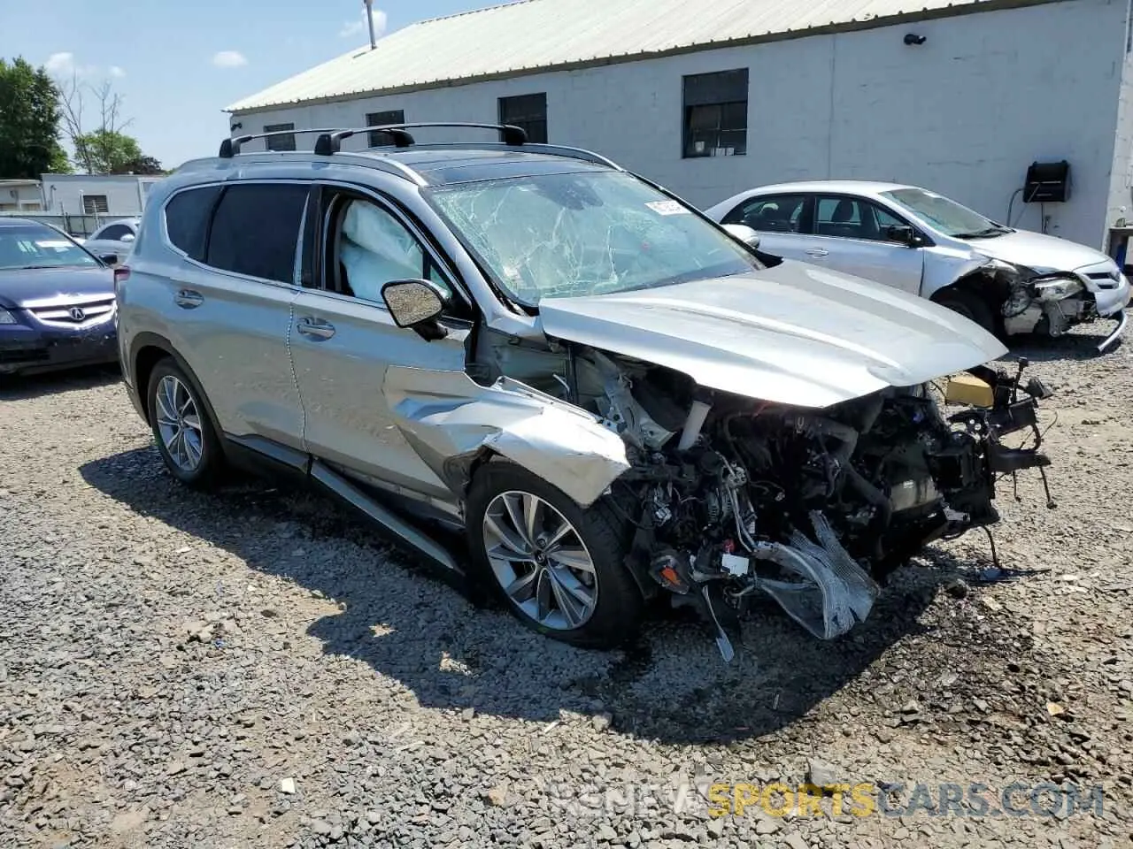 4 Photograph of a damaged car 5NMS5CAD4LH268972 HYUNDAI SANTA FE 2020