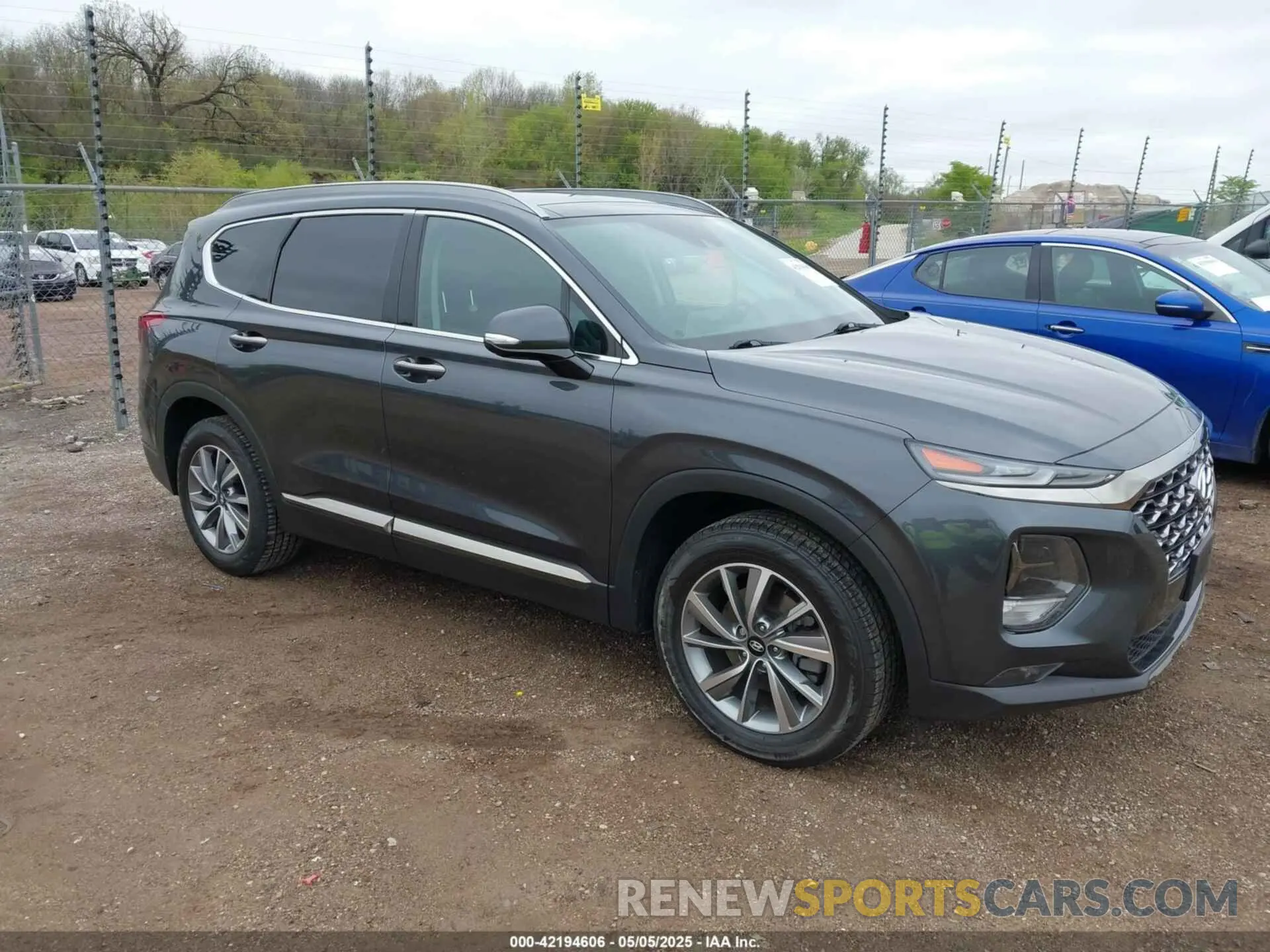 1 Photograph of a damaged car 5NMS5CAD6LH208563 HYUNDAI SANTA FE 2020