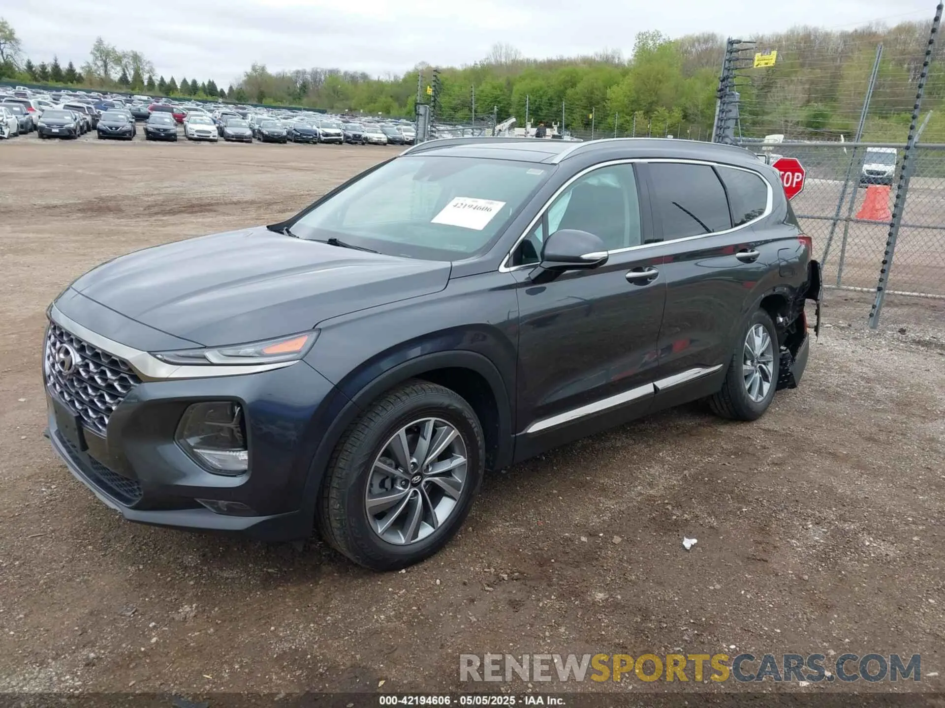 2 Photograph of a damaged car 5NMS5CAD6LH208563 HYUNDAI SANTA FE 2020